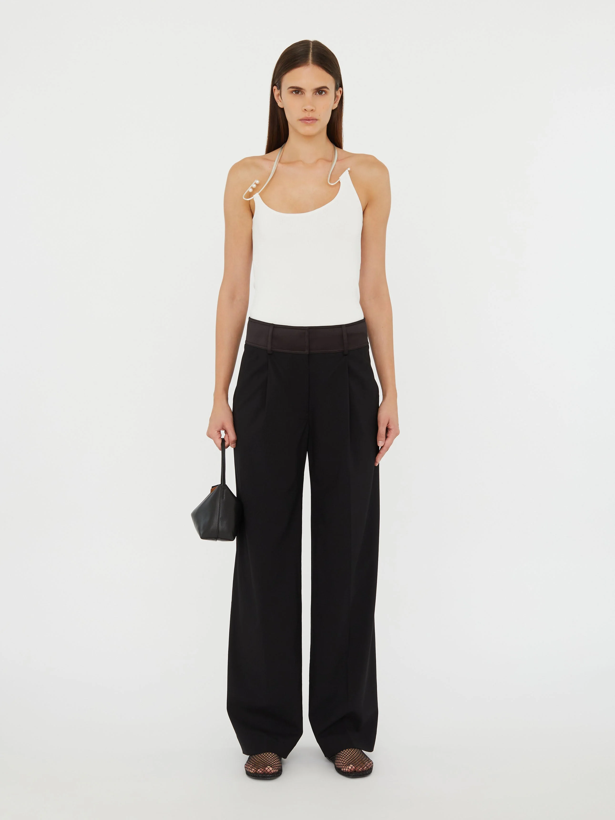 Christopher Esber - Satin Waist Tailored Trouser