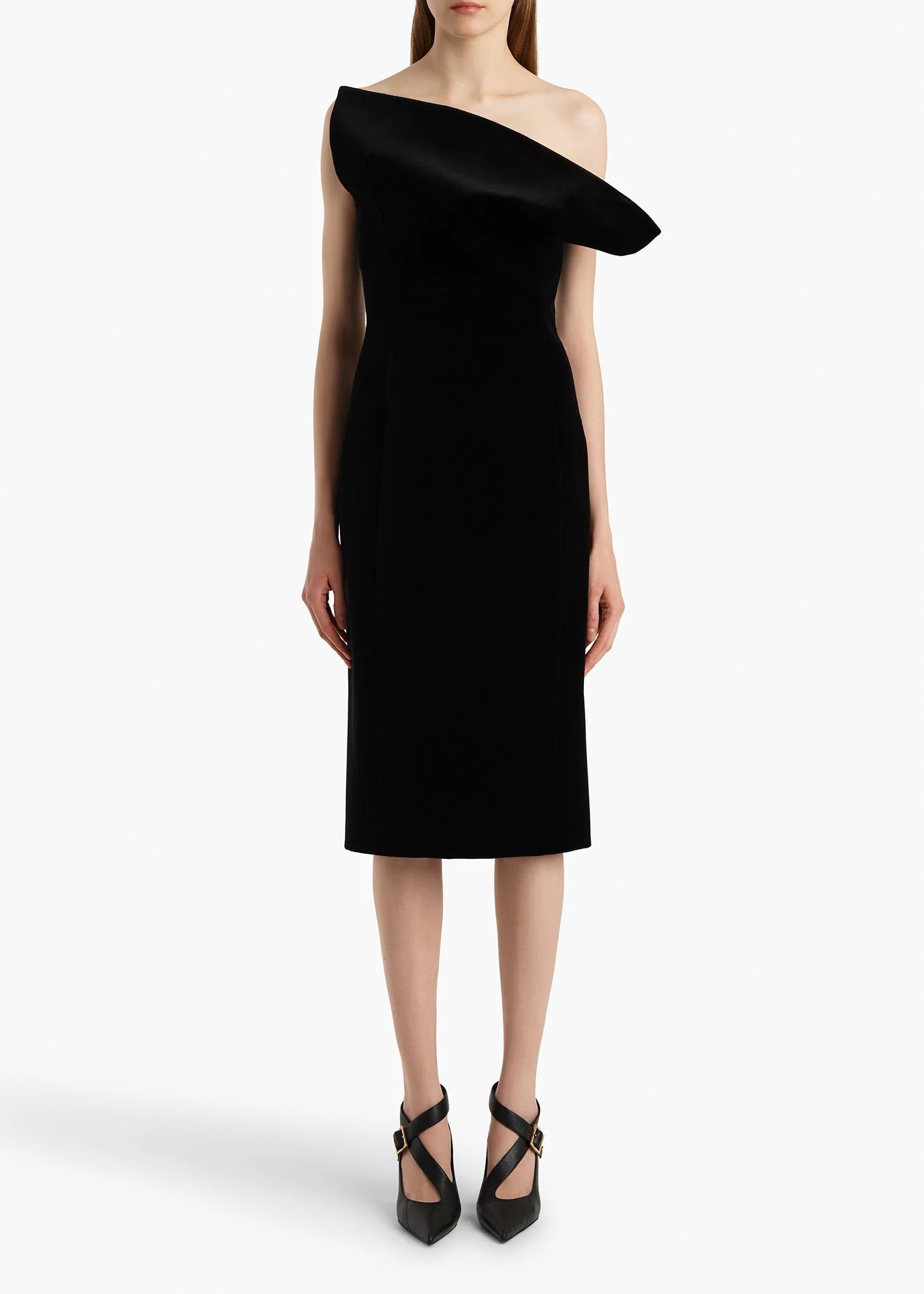Khaite - Sato Dress in Black Velvet - Image 10