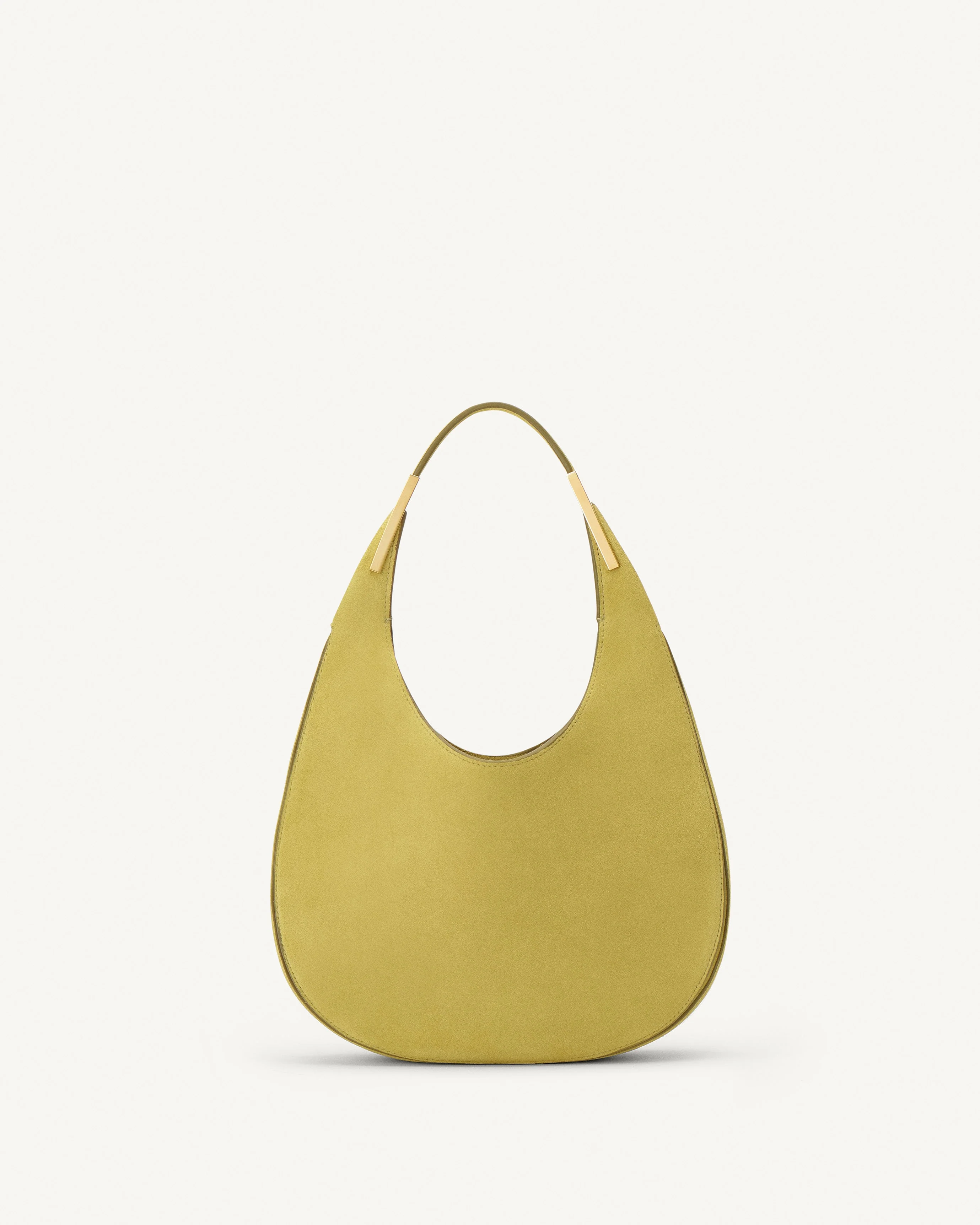 SAVETTE - Small Florence Hobo in Chartreuse Suede
