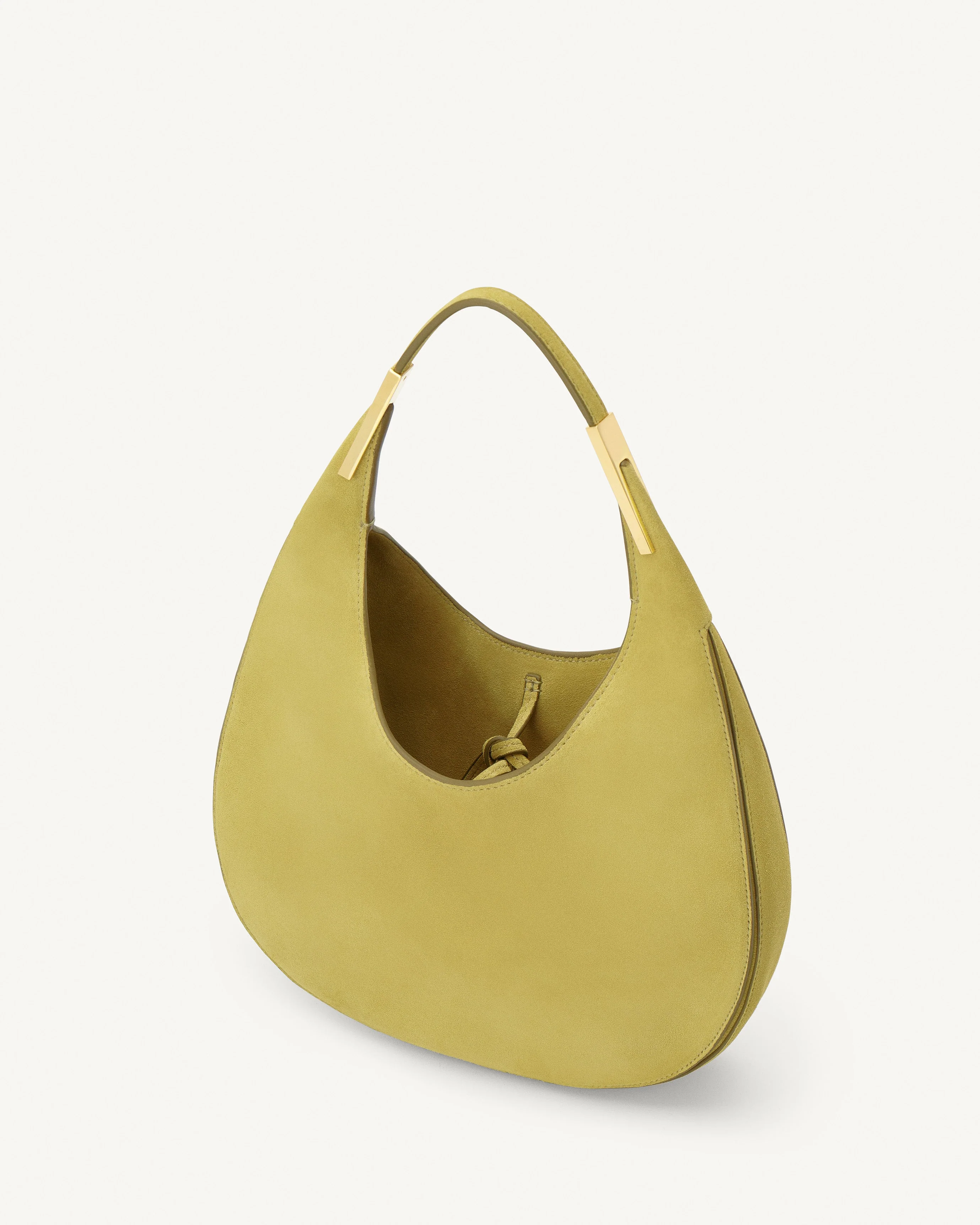 SAVETTE - Small Florence Hobo in Chartreuse Suede - Image 3