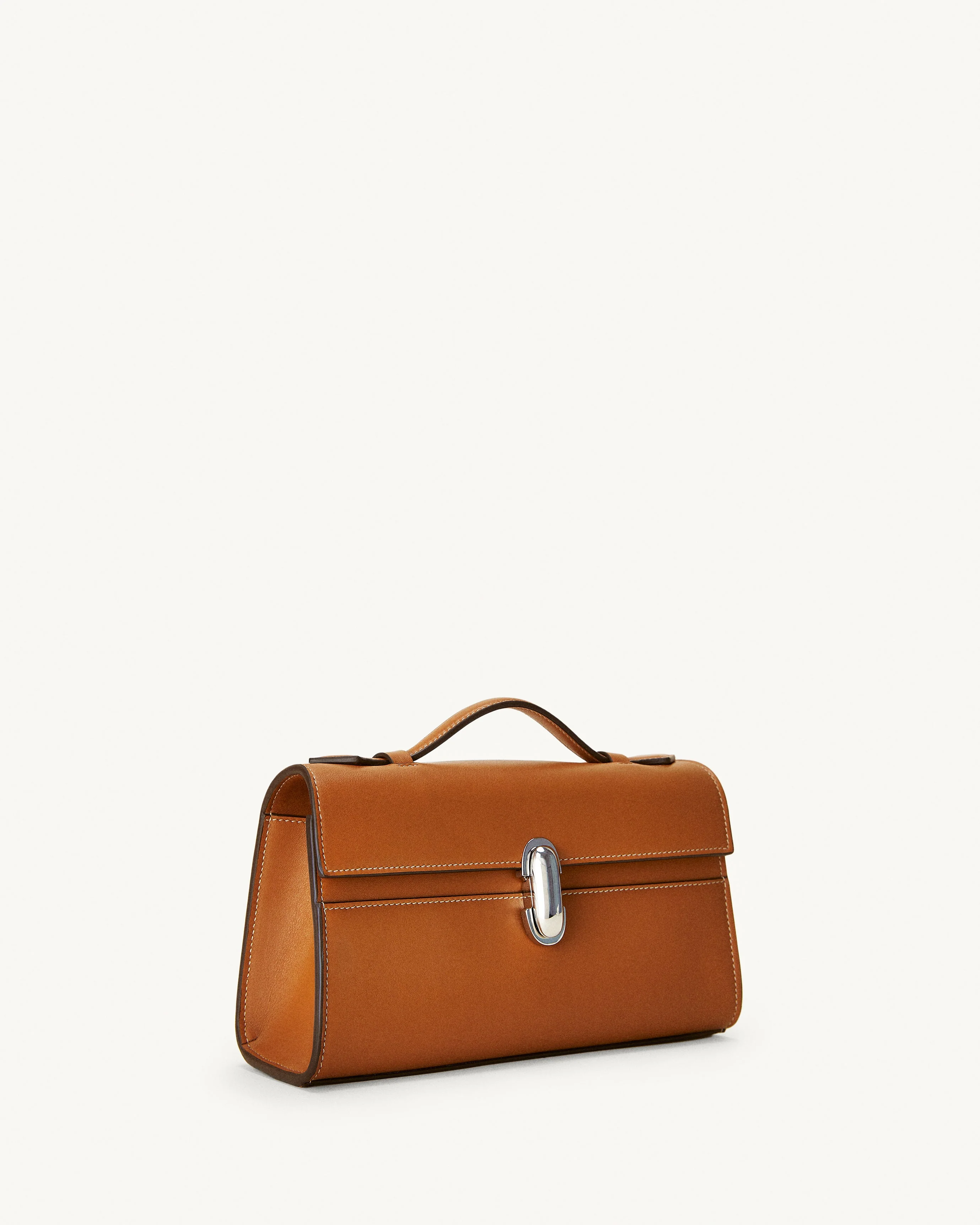 SAVETTE - Symmetry Pochette in Saddle Leather - Image 2