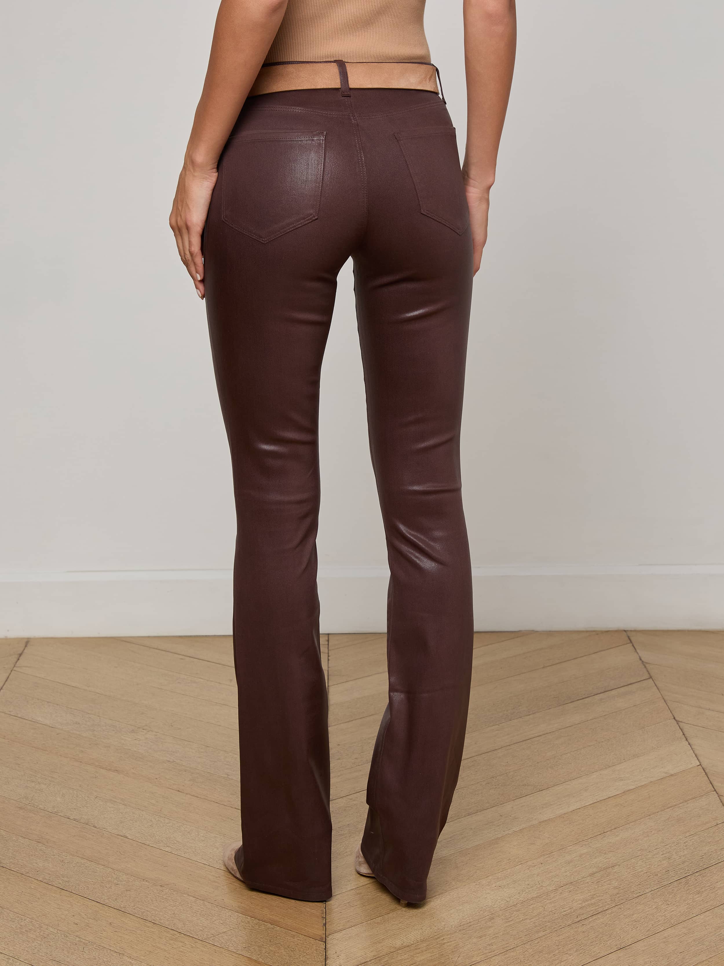 L'AGENCE - Selma Coated Bootcut Jean - Image 10