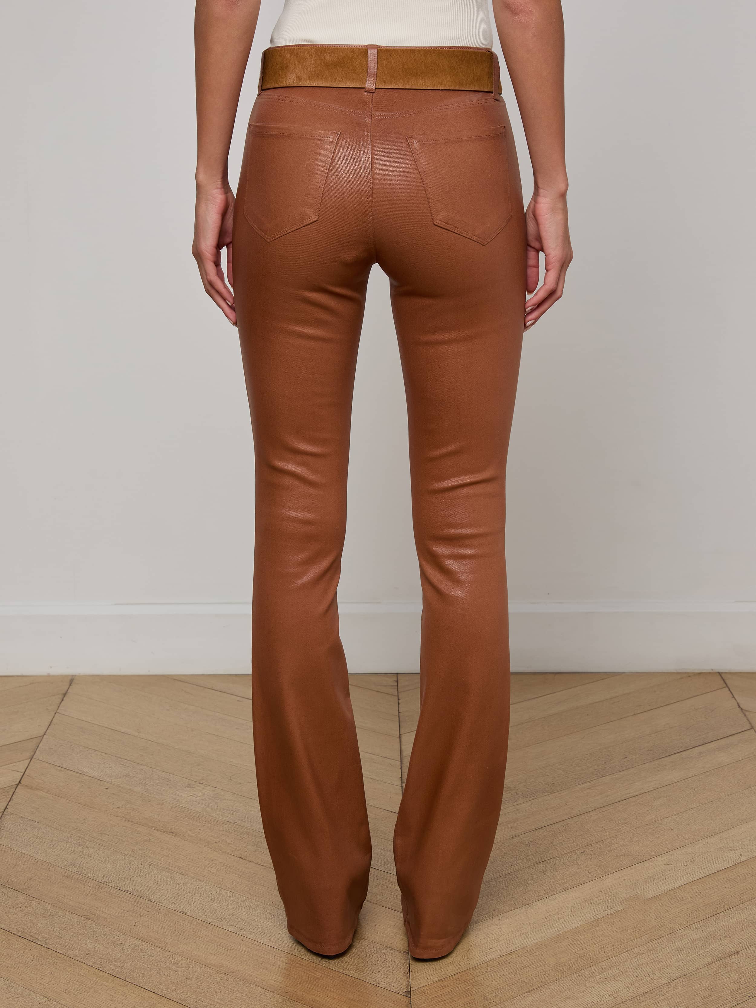 L'AGENCE - Selma Coated Bootcut Jean - Image 4