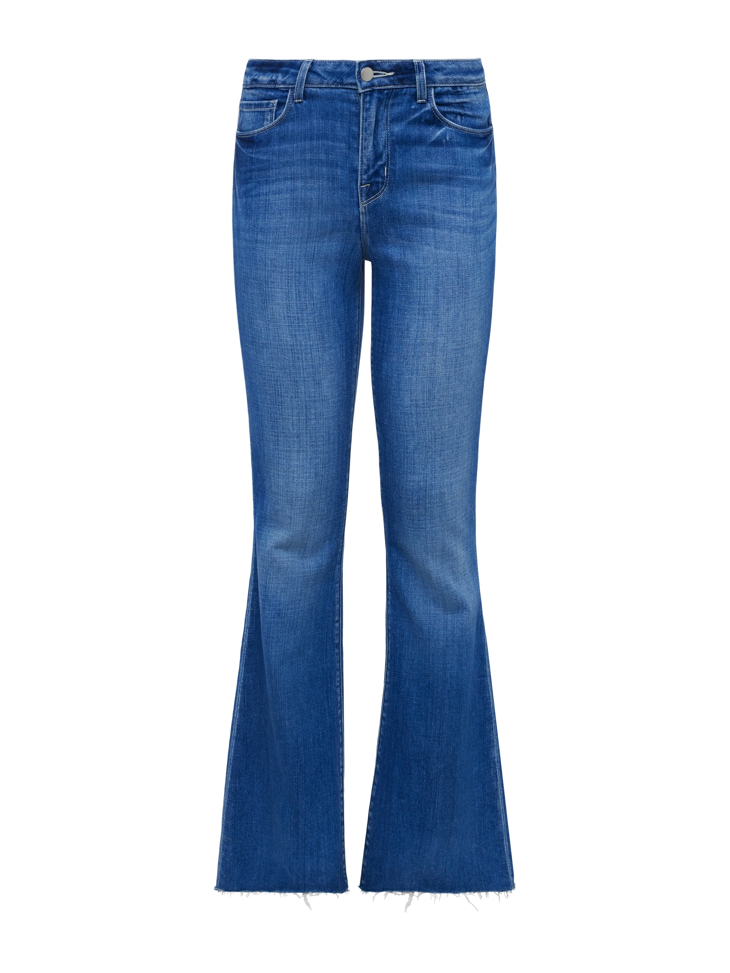 L'AGENCE - Sera Sneaker Flare Jean - Image 6