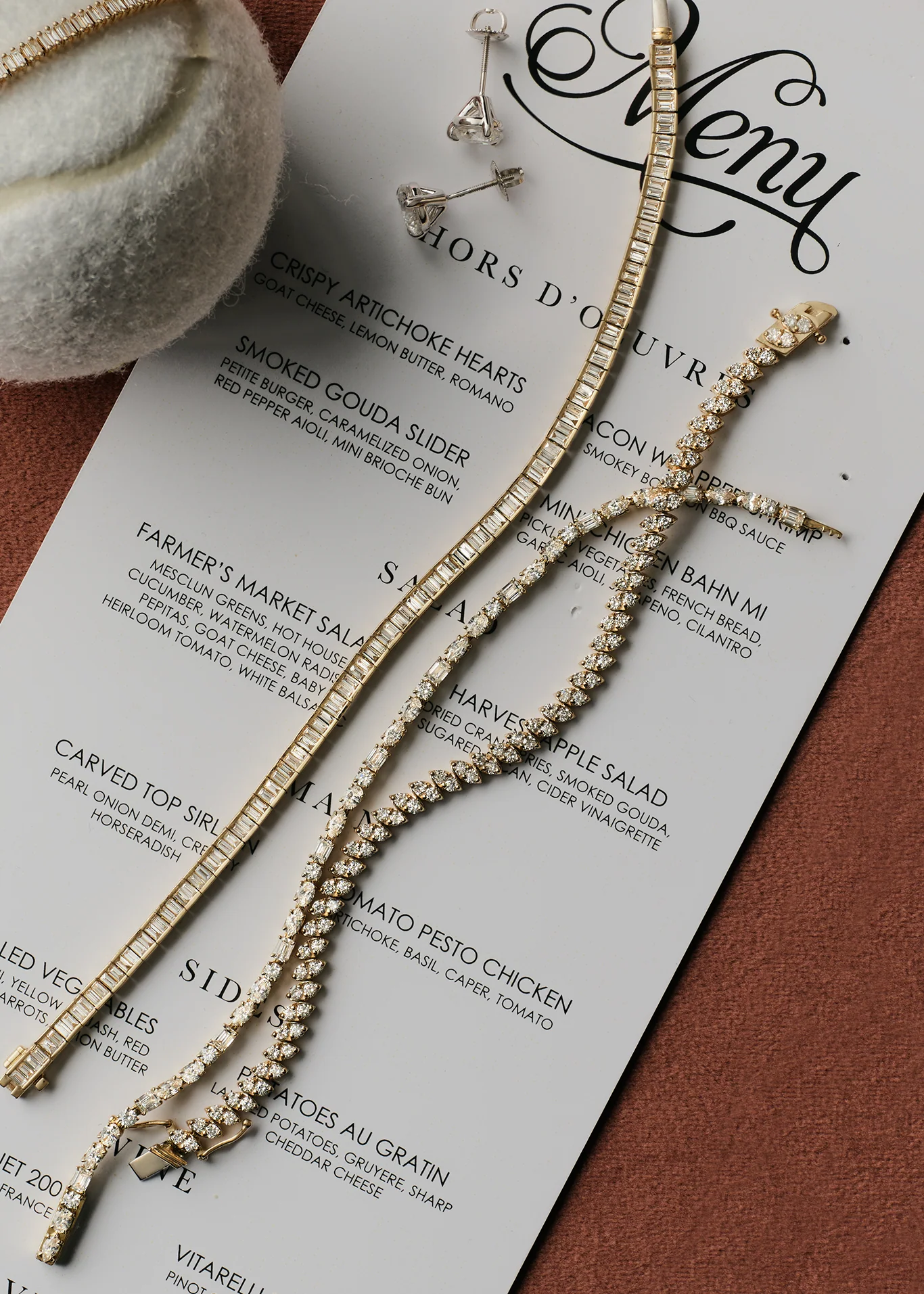 Kinn - Serena Baguette Tennis Link Bracelet Diamond - Image 10