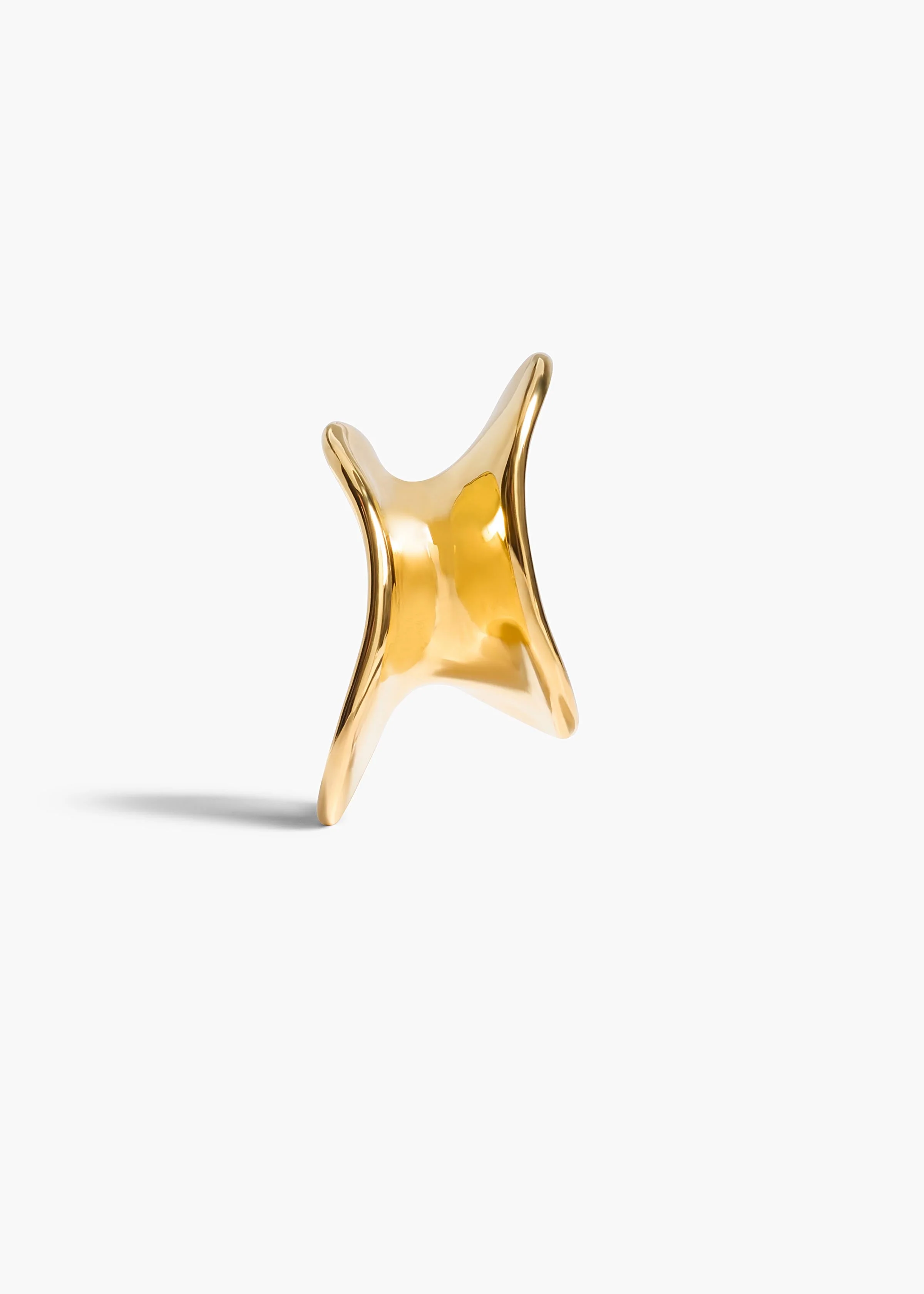 Khaite - Shadow Hair Cuff in Gold - Image 8