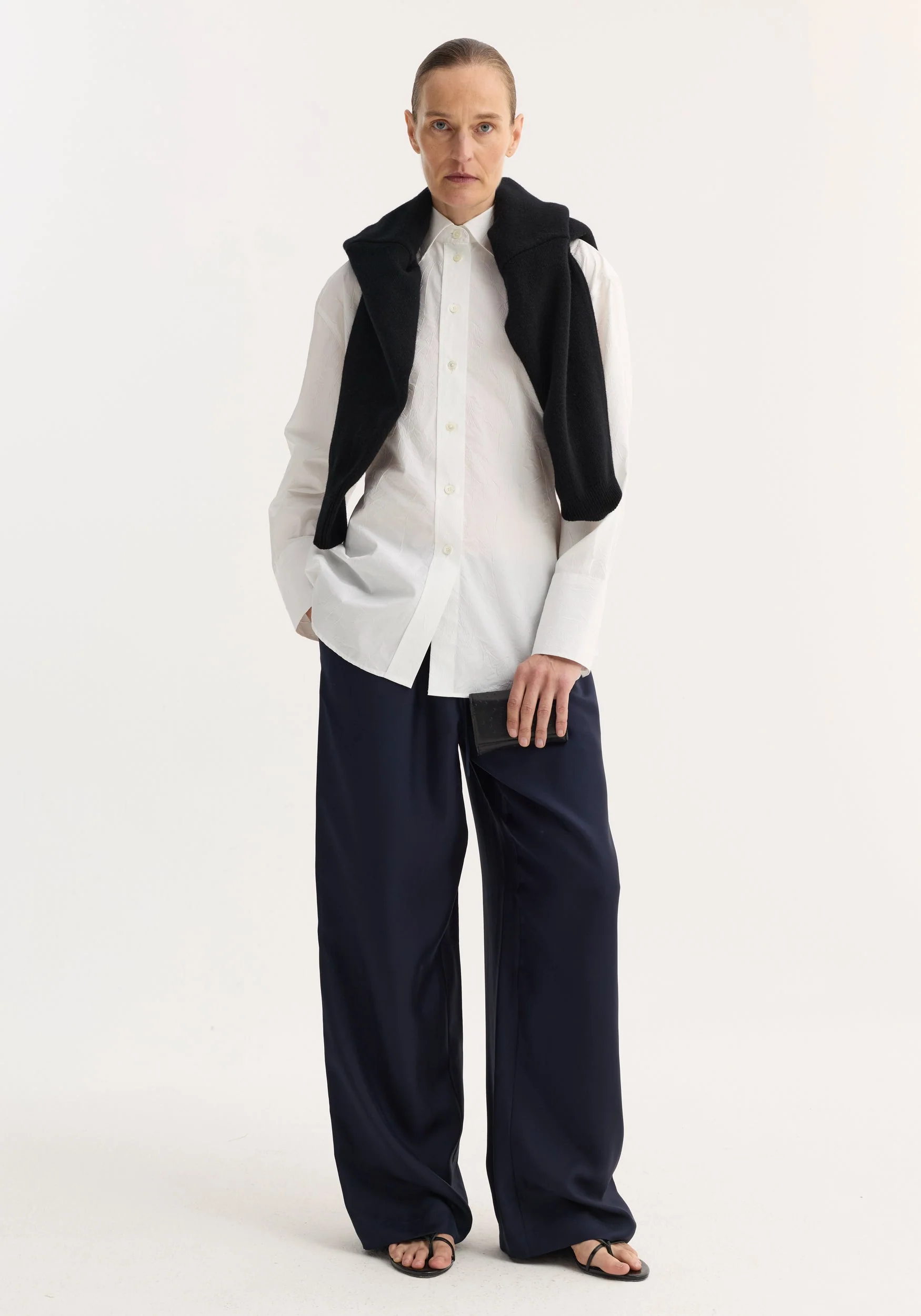 ROHE - Shaped shirt | optic white