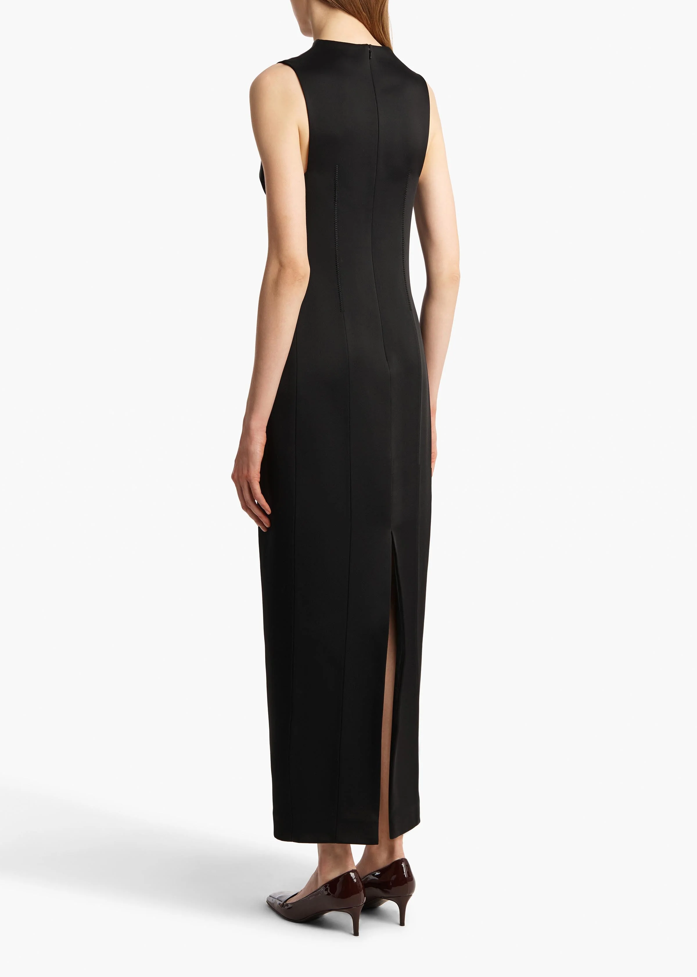 Khaite - Shoshanna Dress in Black - Image 11