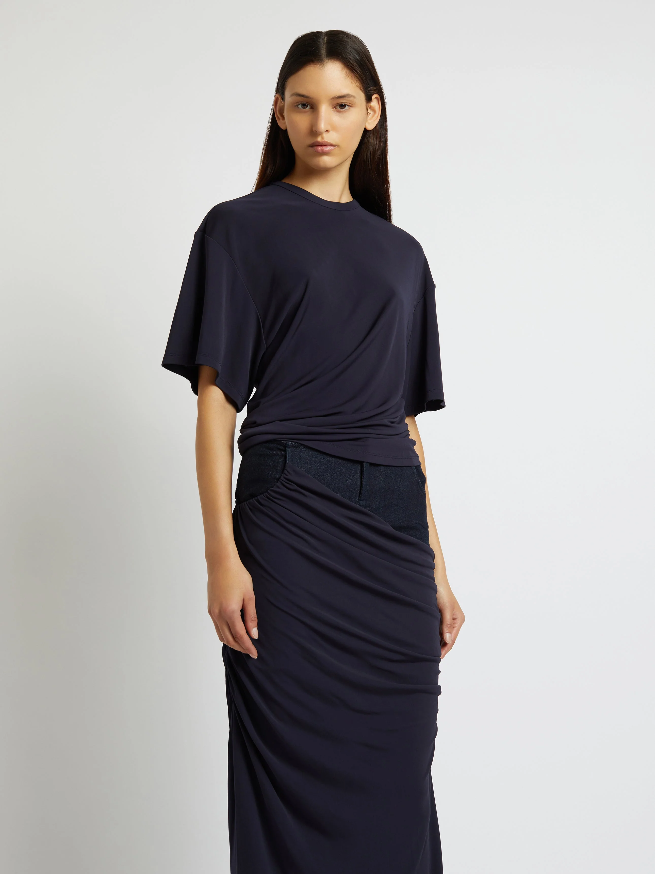 Christopher Esber - Side Cowl Waist Tee