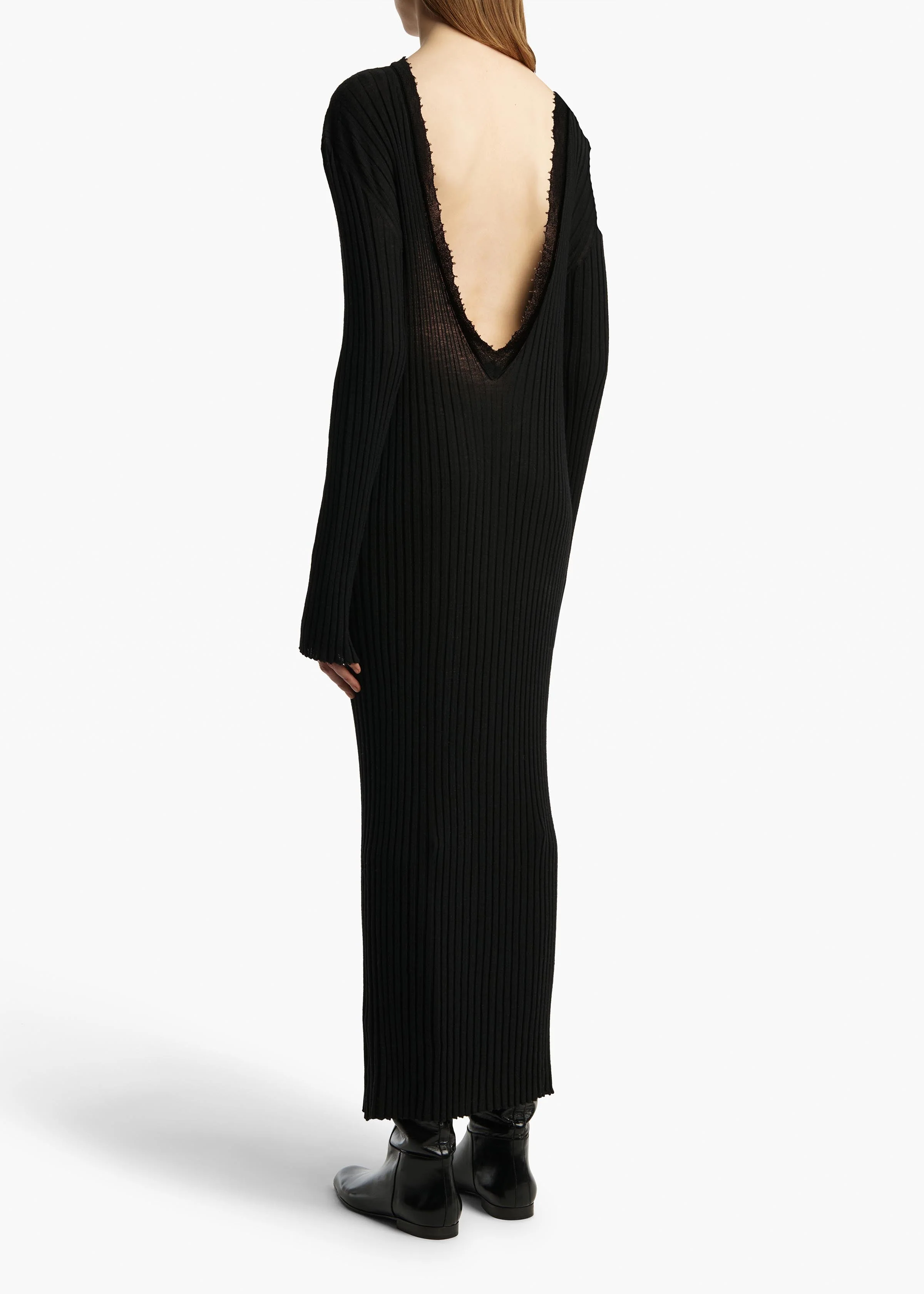 Khaite - Sigrid Dress in Black - Image 11