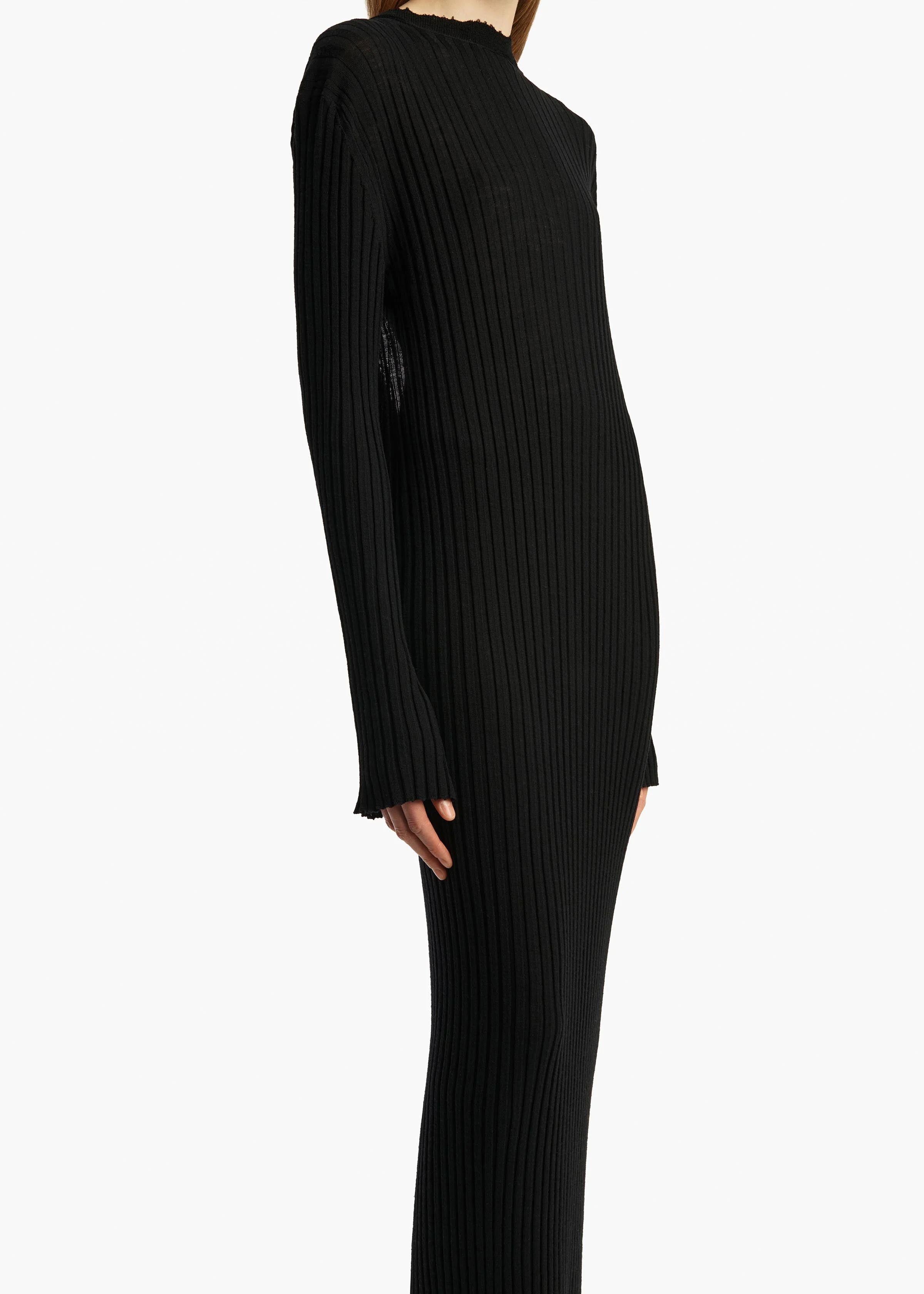 Khaite - Sigrid Dress in Black - Image 5
