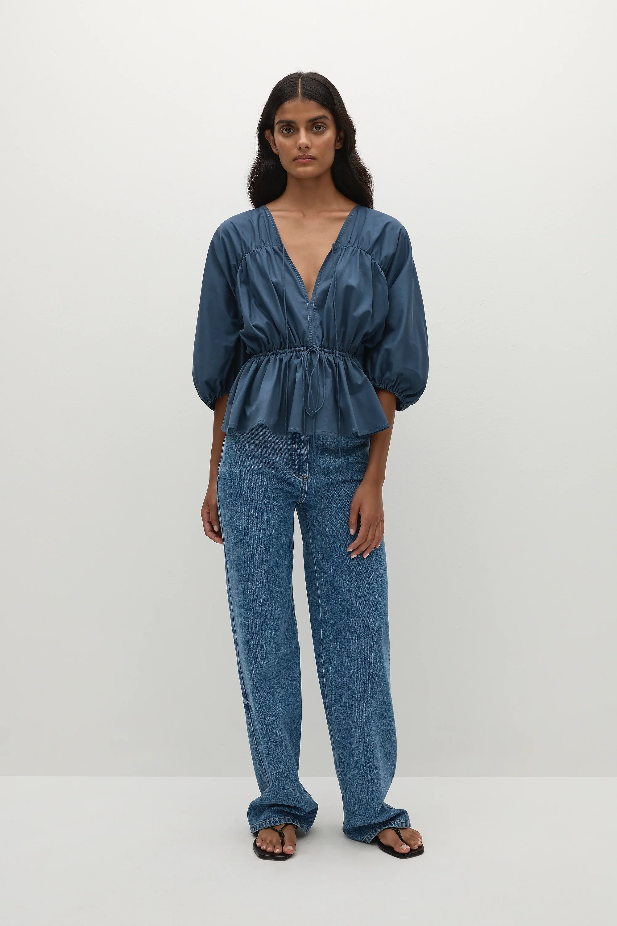 Faithfull - Sigrid Top Vintage Navy - Final Sale