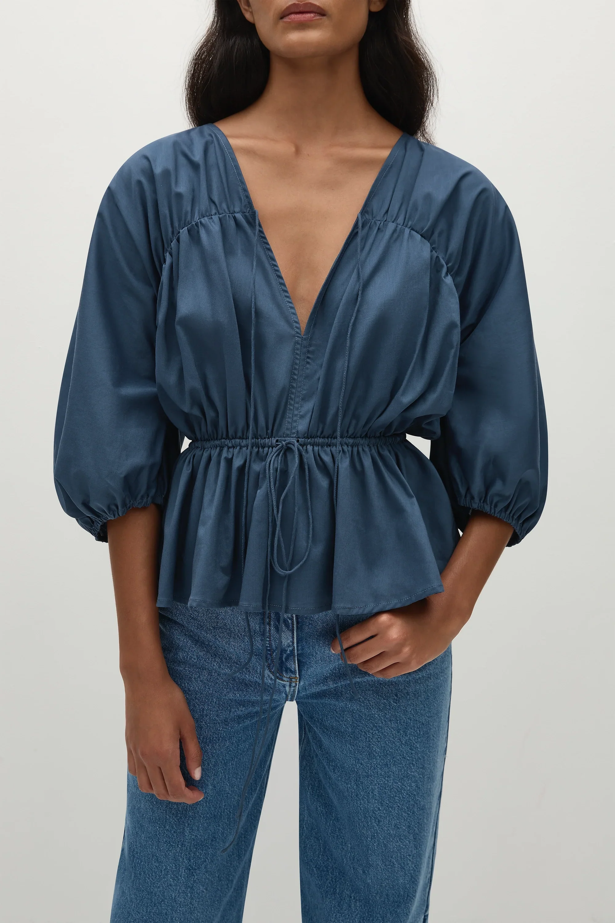 Faithfull - Sigrid Top Vintage Navy - Final Sale - Image 3