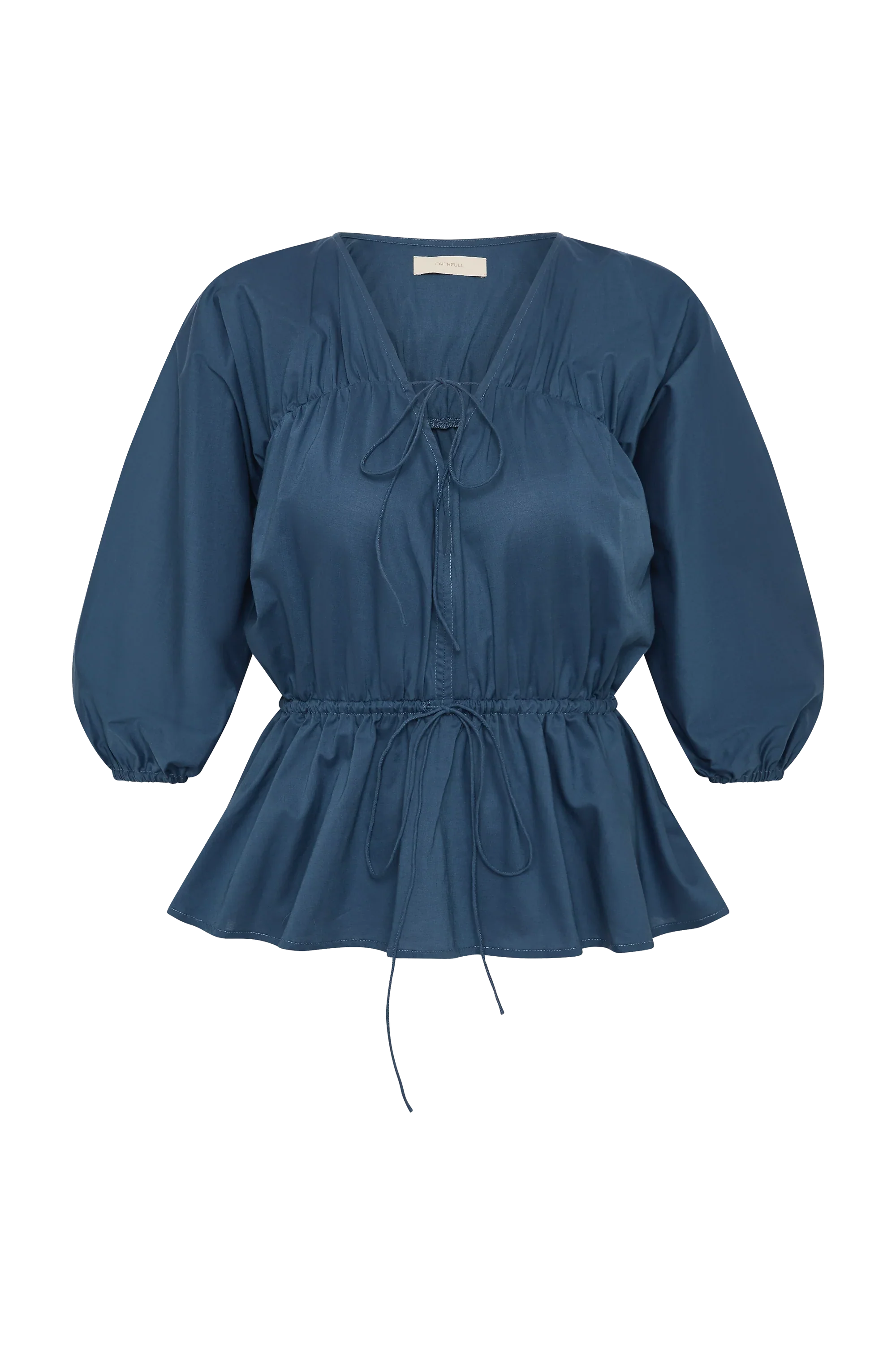 Faithfull - Sigrid Top Vintage Navy - Final Sale - Image 6