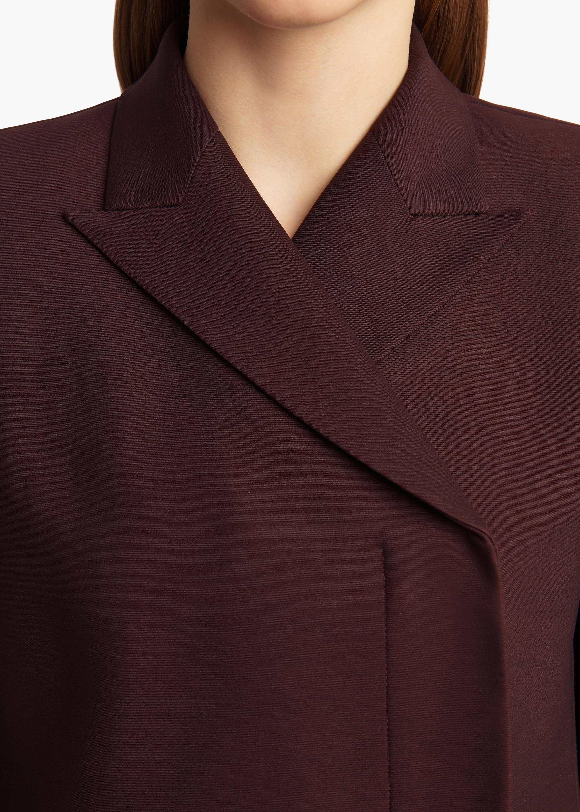 Khaite - Silvannah Jacket in Almandine - Image 5