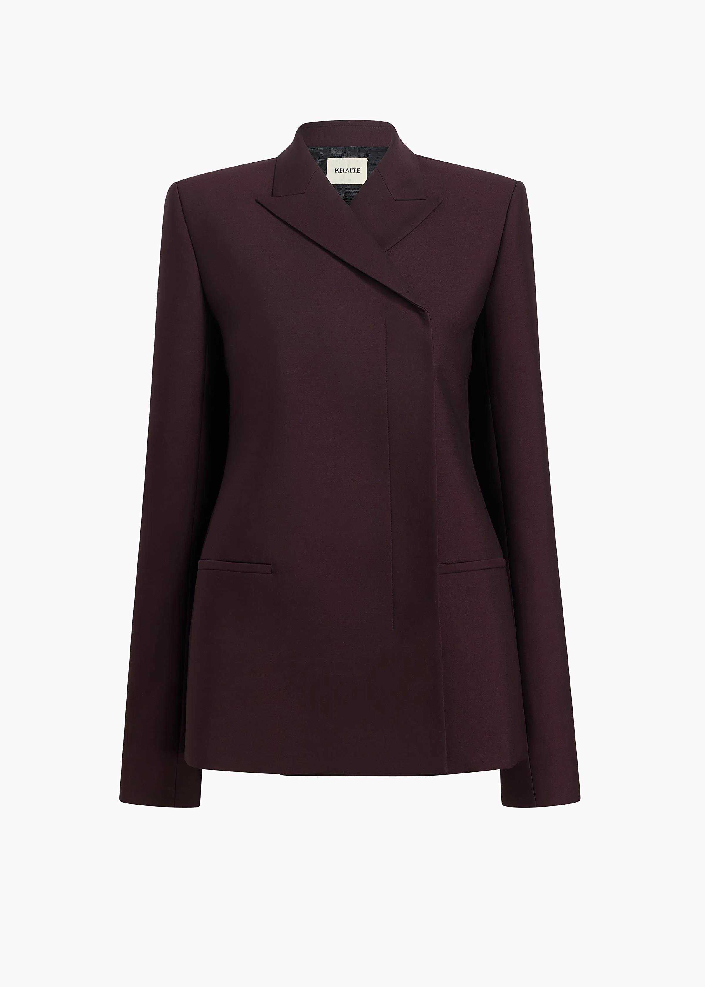 Khaite - Silvannah Jacket in Almandine - Image 8