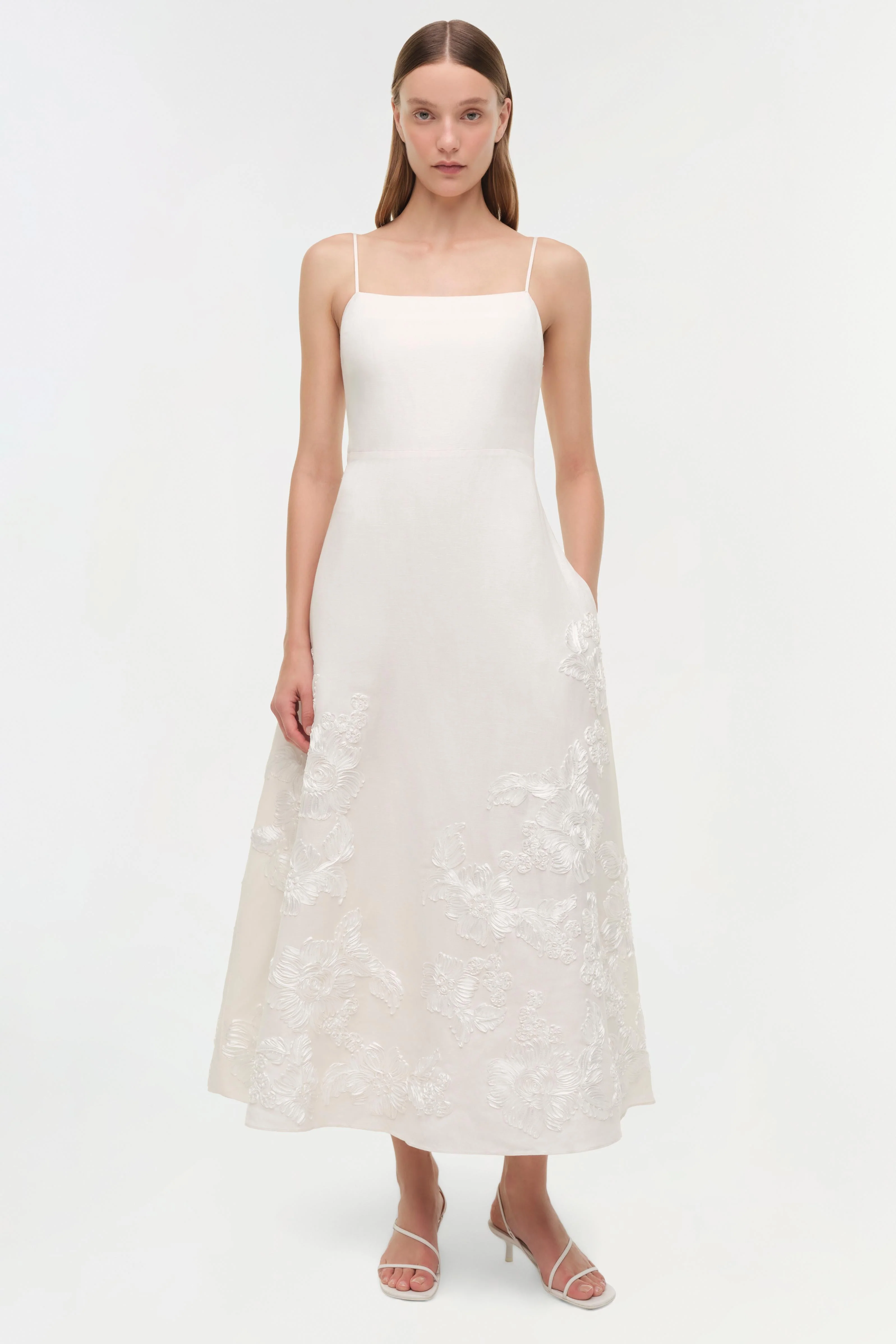 Simkhai - Annabella Soutache Linen Midi Dress - Image 2