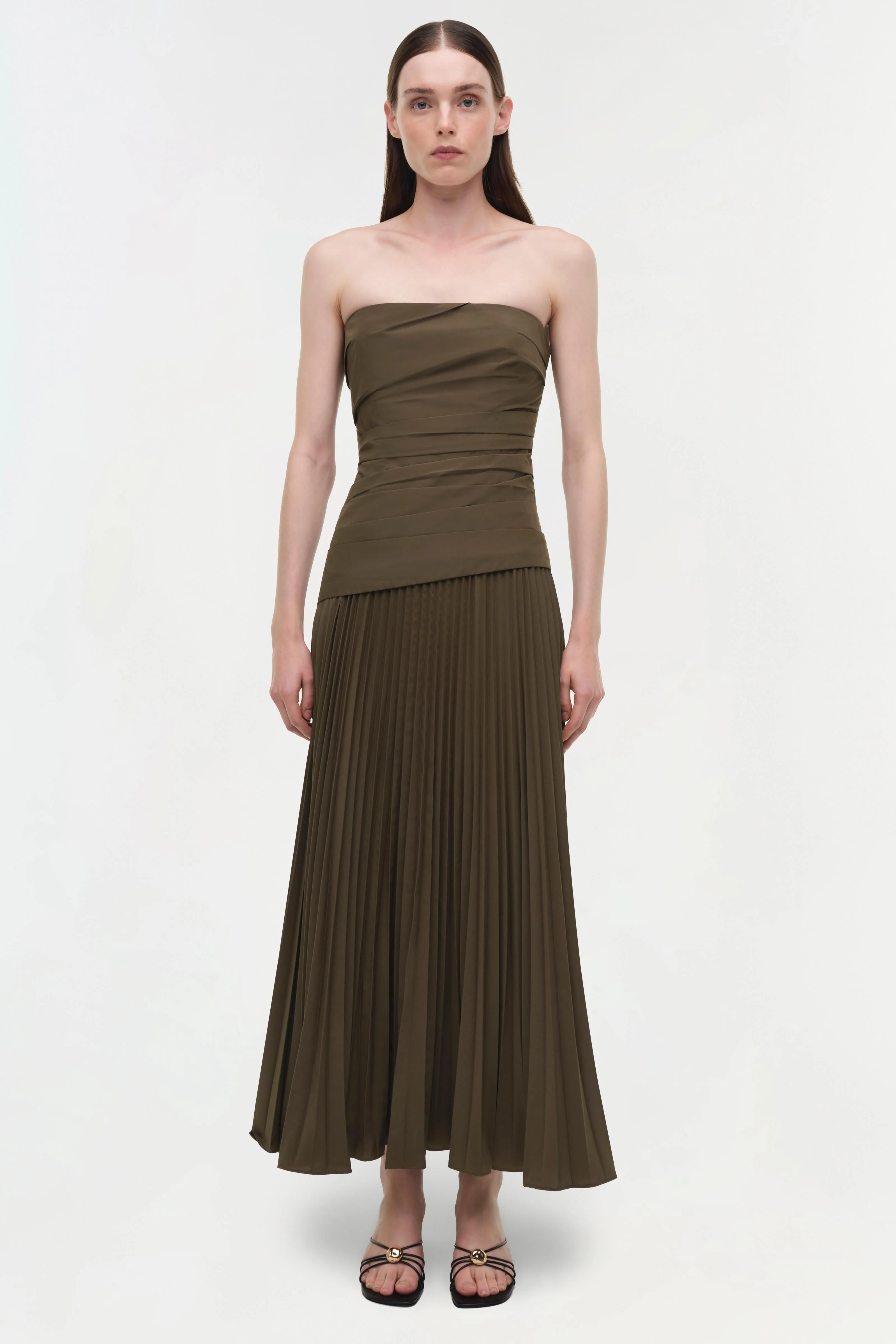 Simkhai - Arie Strapless Cotton Bustier Midi Dress - Image 6