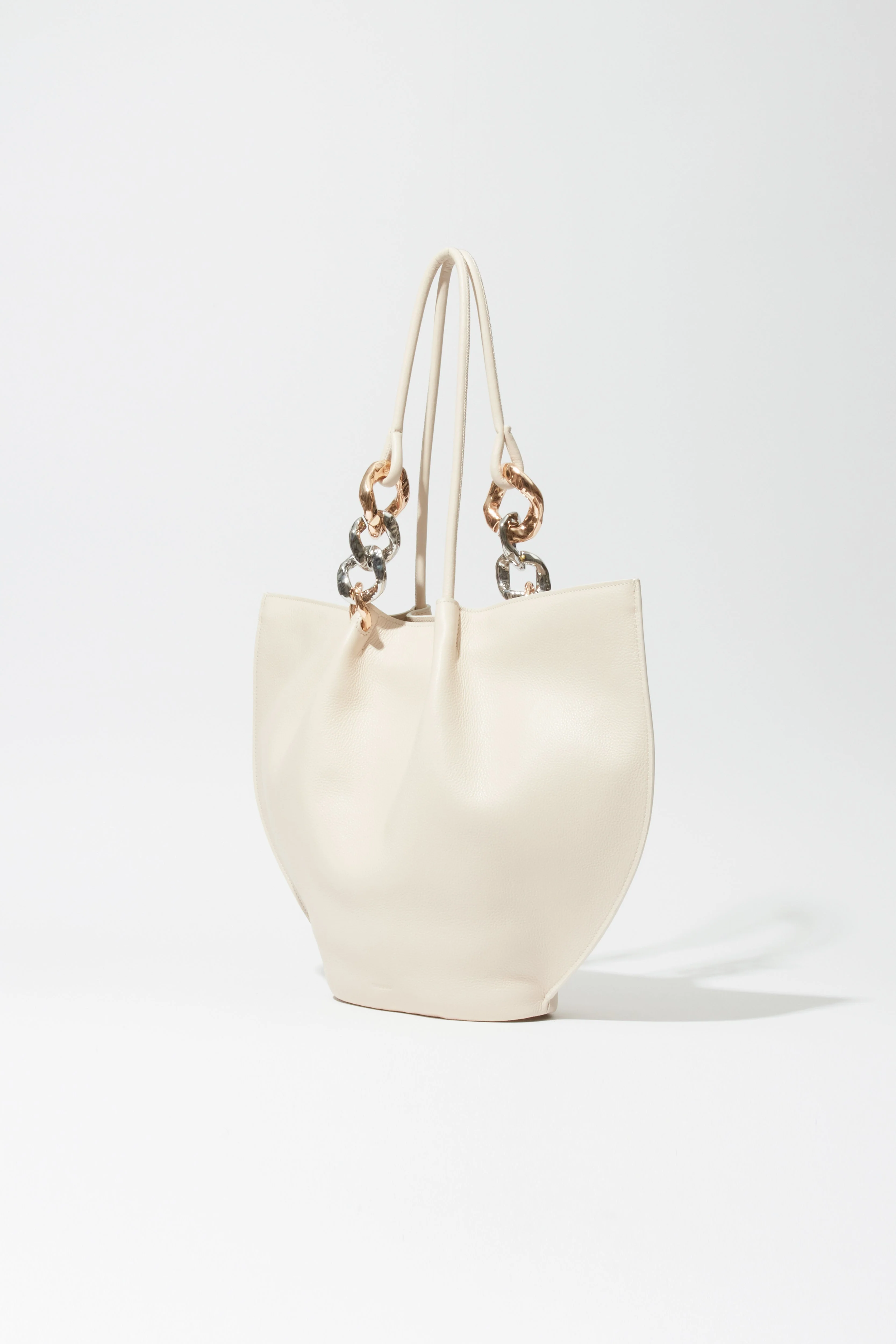 Simkhai - Arlo Chain Pebble Leather Tote - Image 3