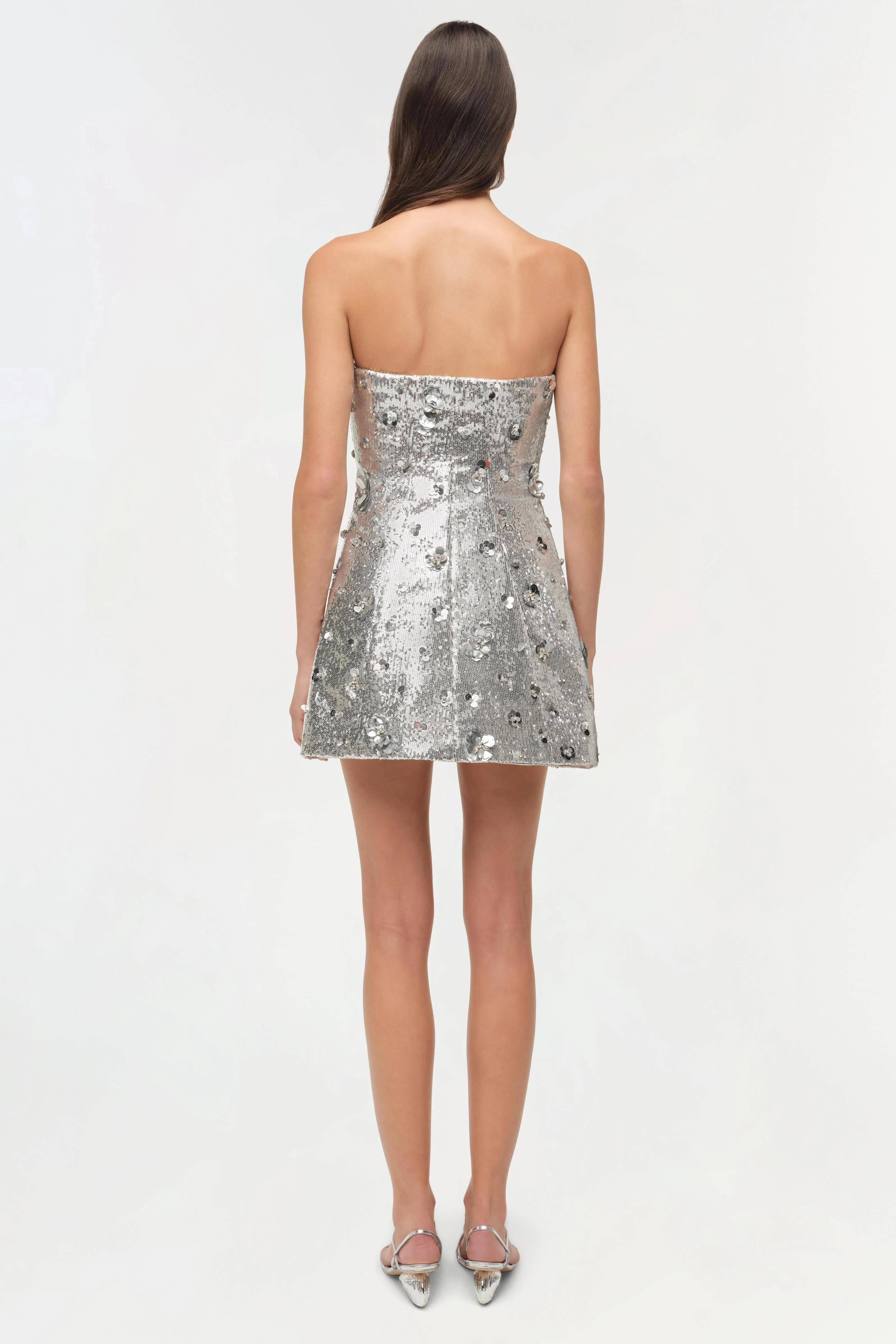 Simkhai - Arta Embellished Sequin Bustier Mini Dress - Image 5