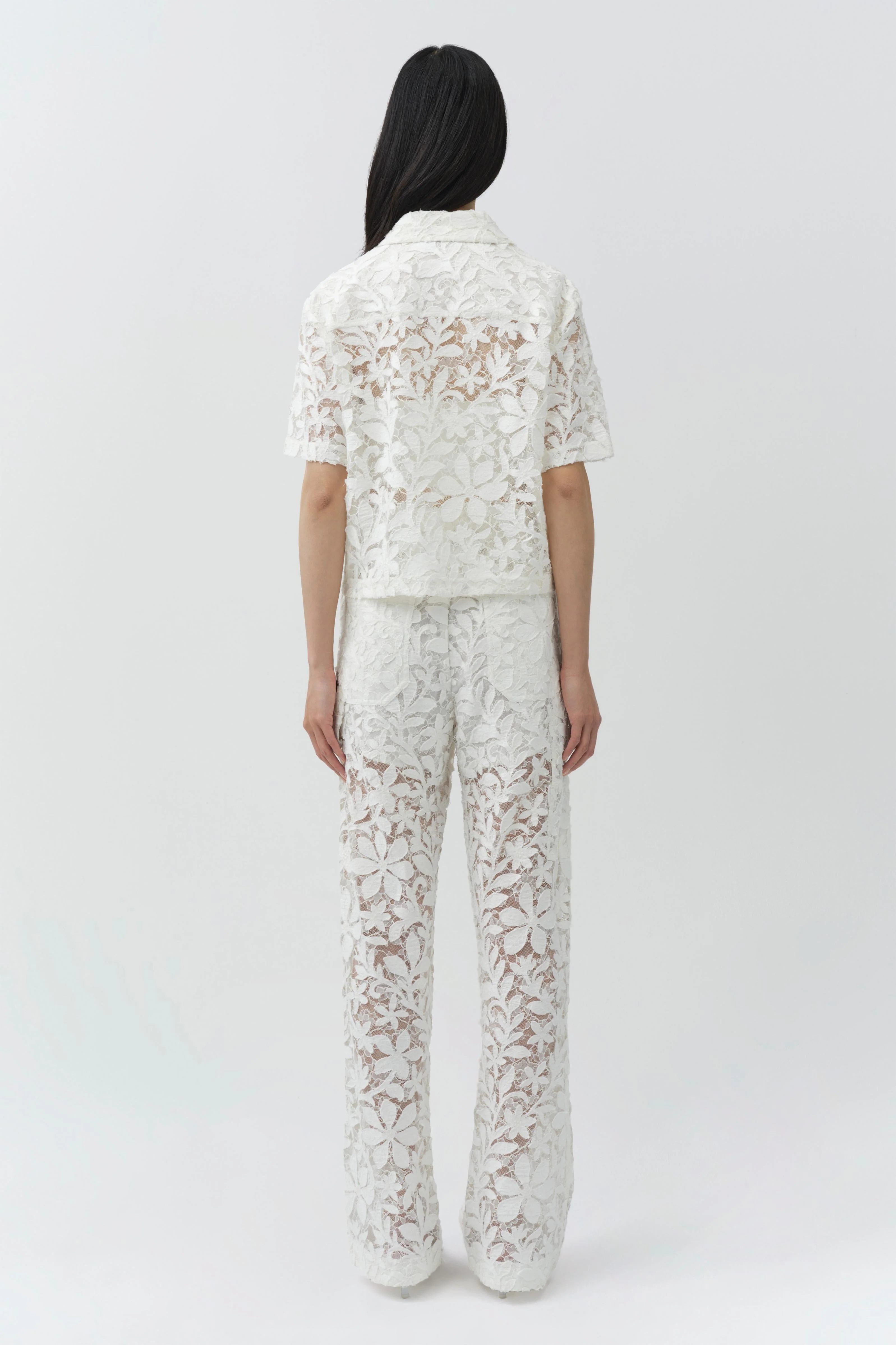 Simkhai - Braylen Cotton Lace Pant - Image 3