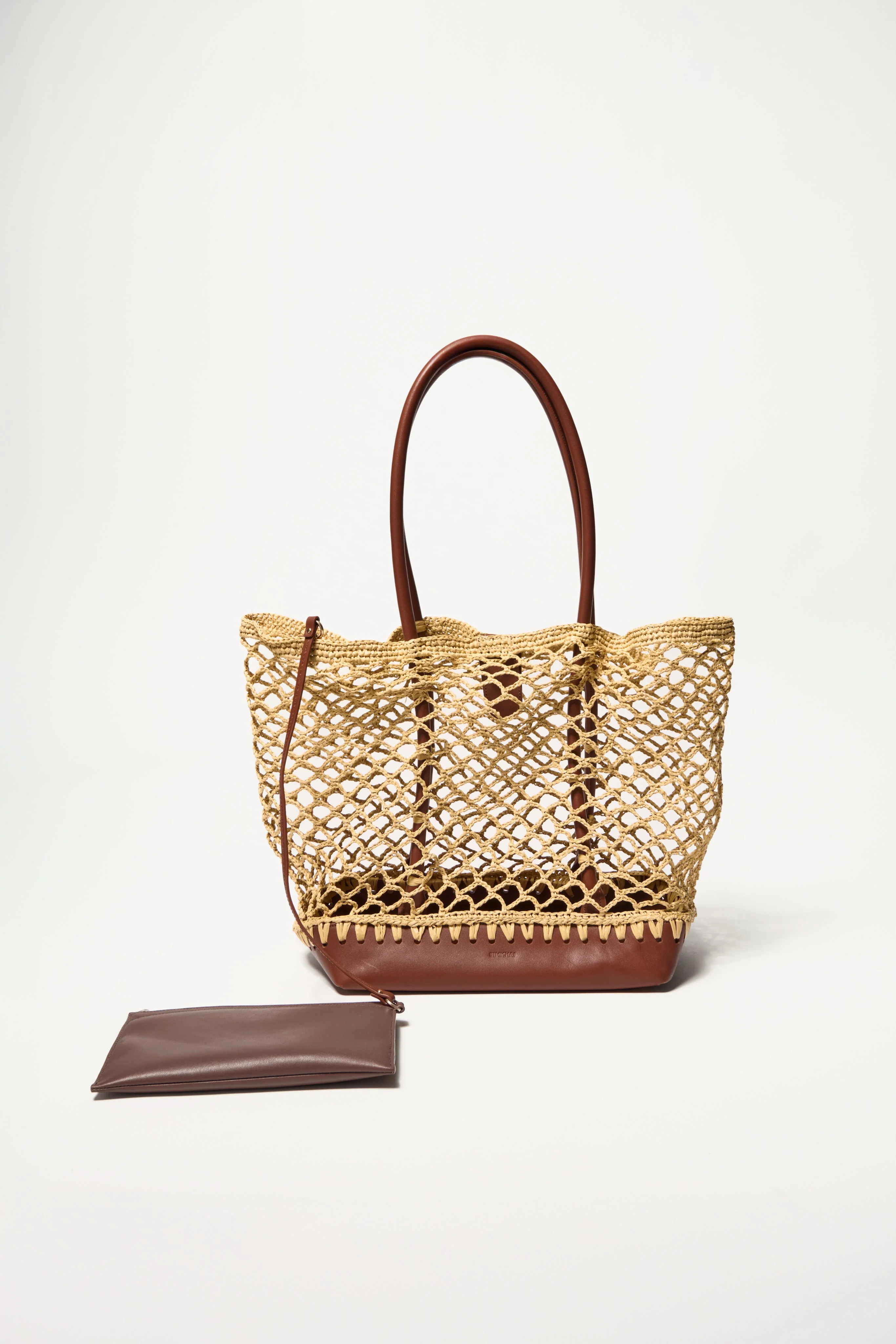 Simkhai - Caspian Raffia Tote - Image 4