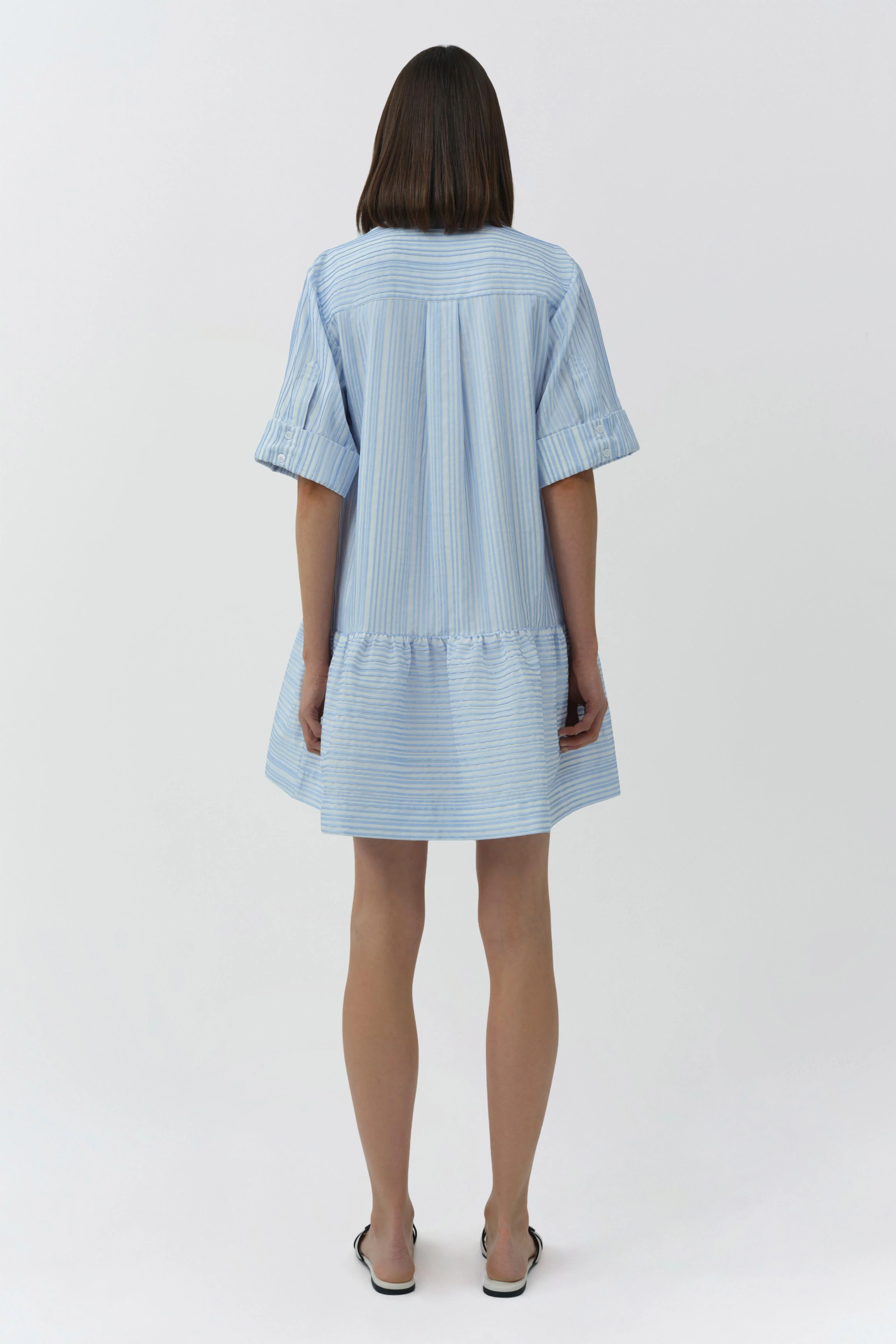 Simkhai - Criss Short Sleeve Shirt Dress - Image 5