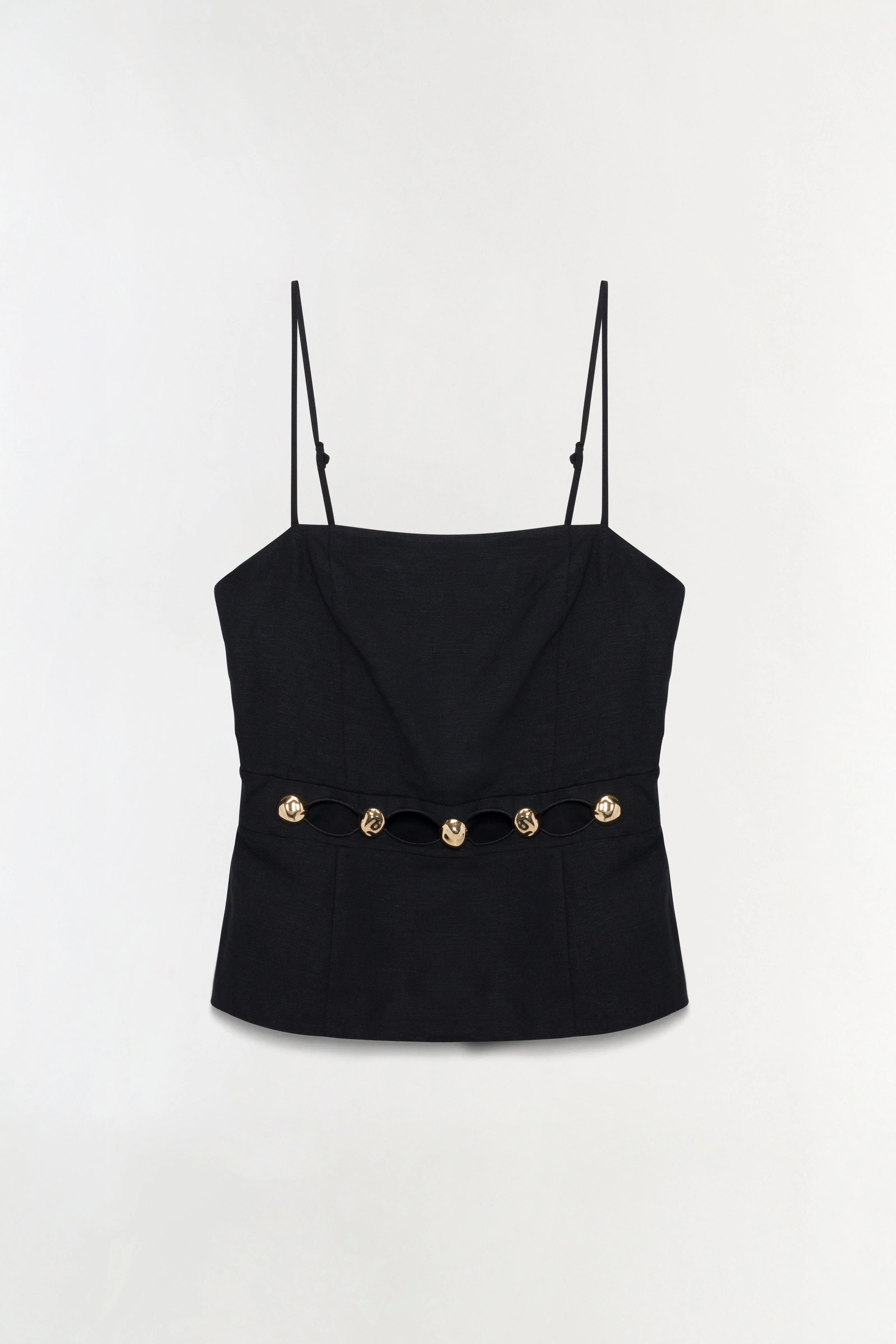 Simkhai - Cruz Studded Linen Cami