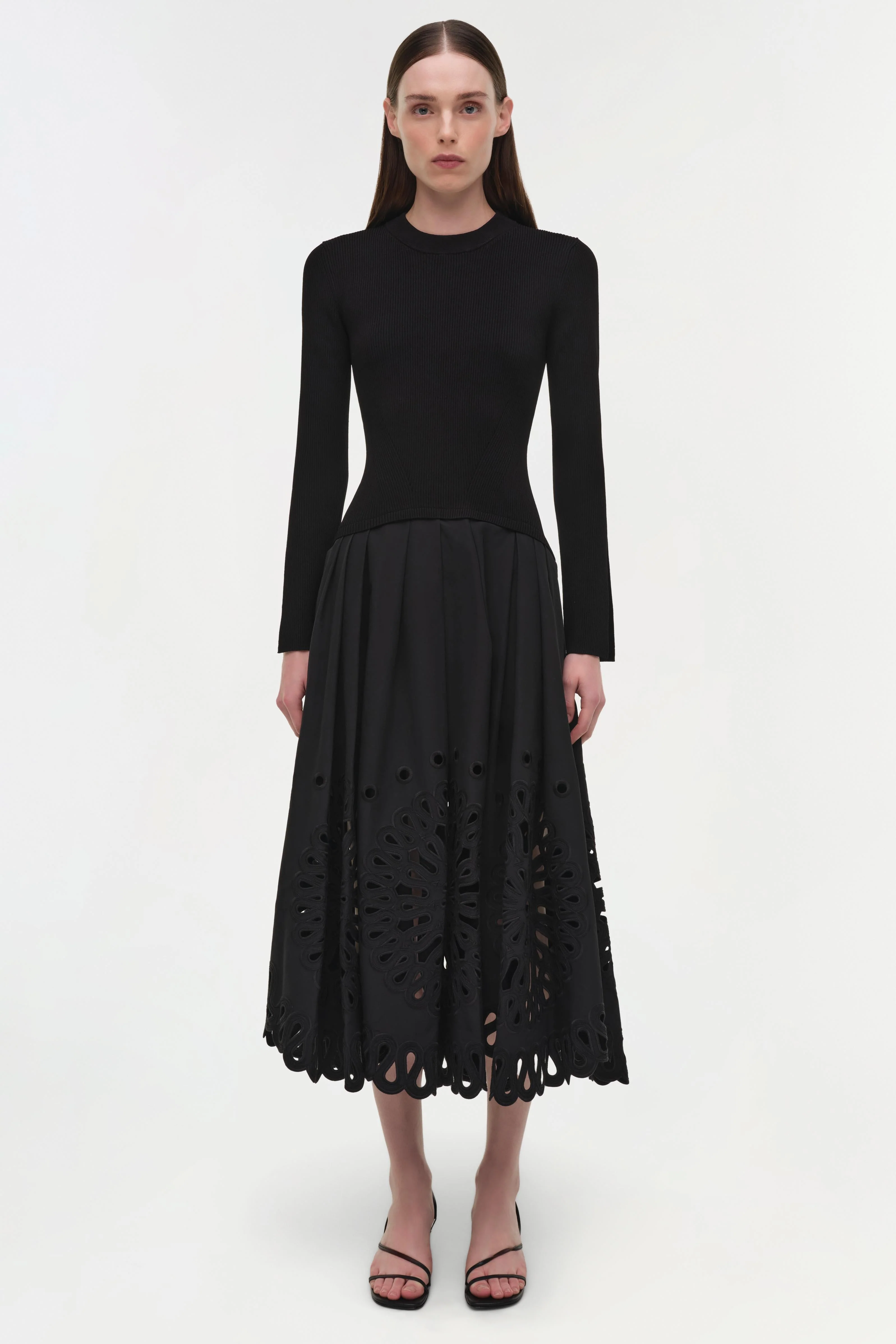 Simkhai - Daila Embroidered Knit Midi Dress - Image 6