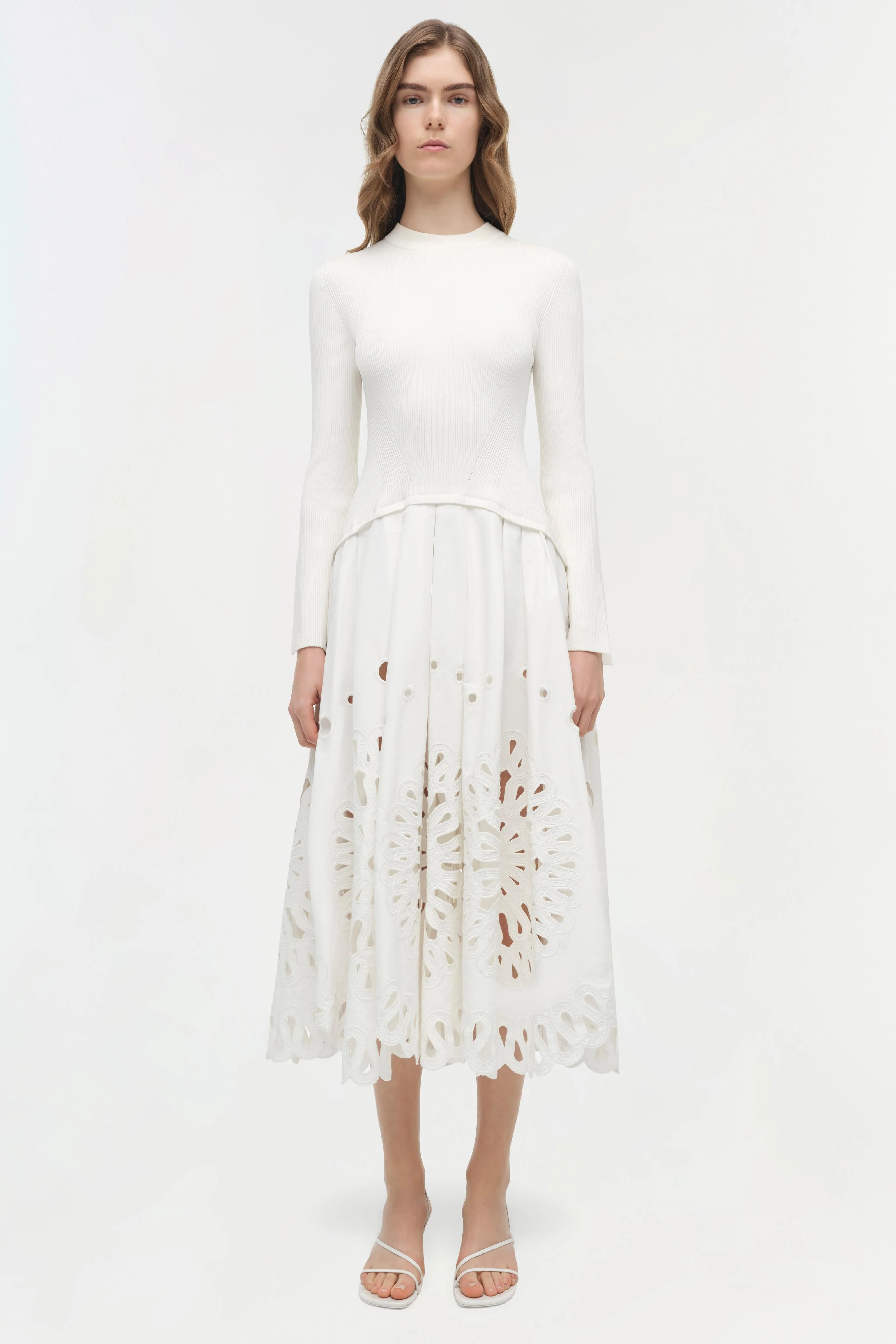 Simkhai - Daila Embroidered Knit Midi Dress - Image 7