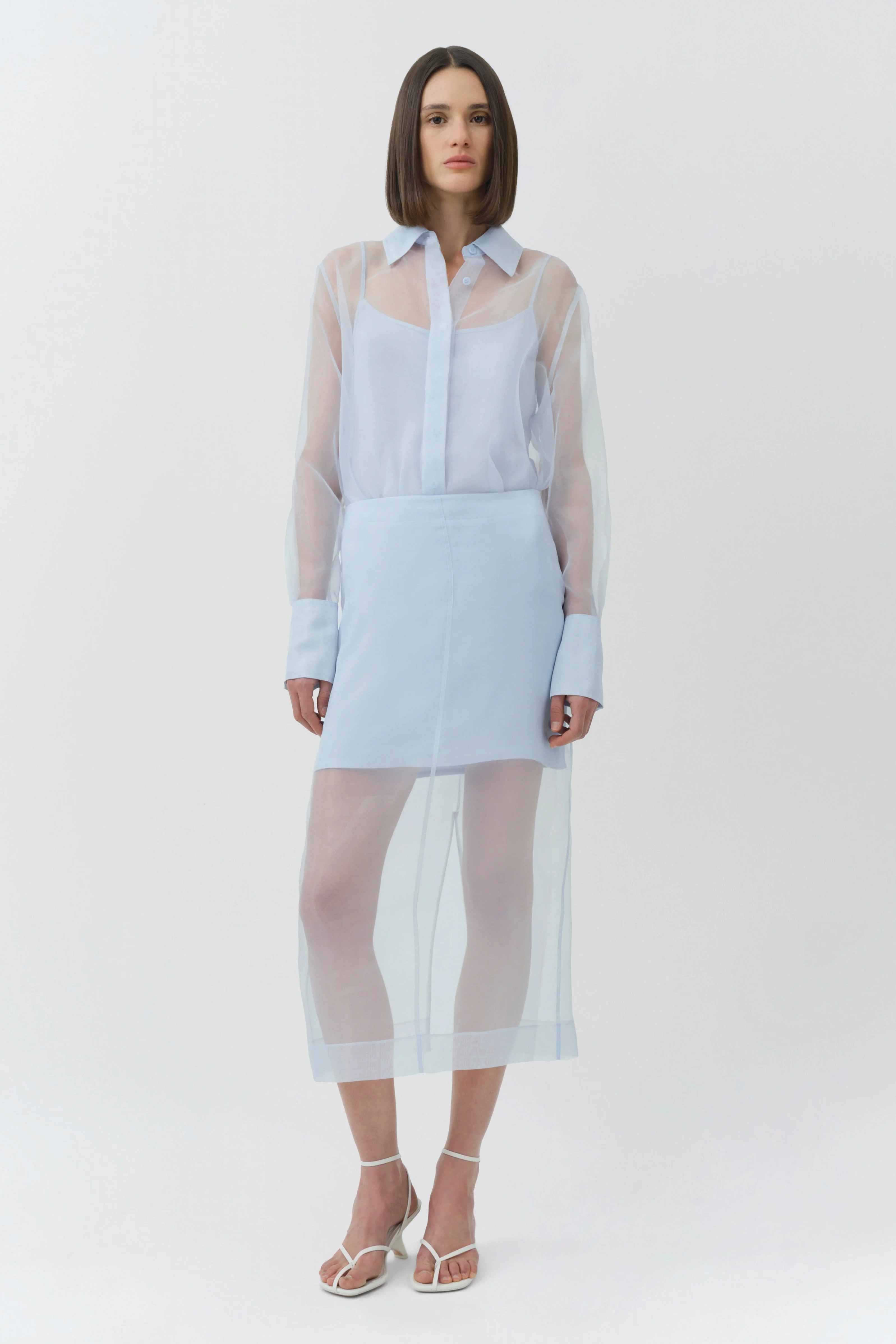 Simkhai - Dana Organza Midi Skirt - Image 2
