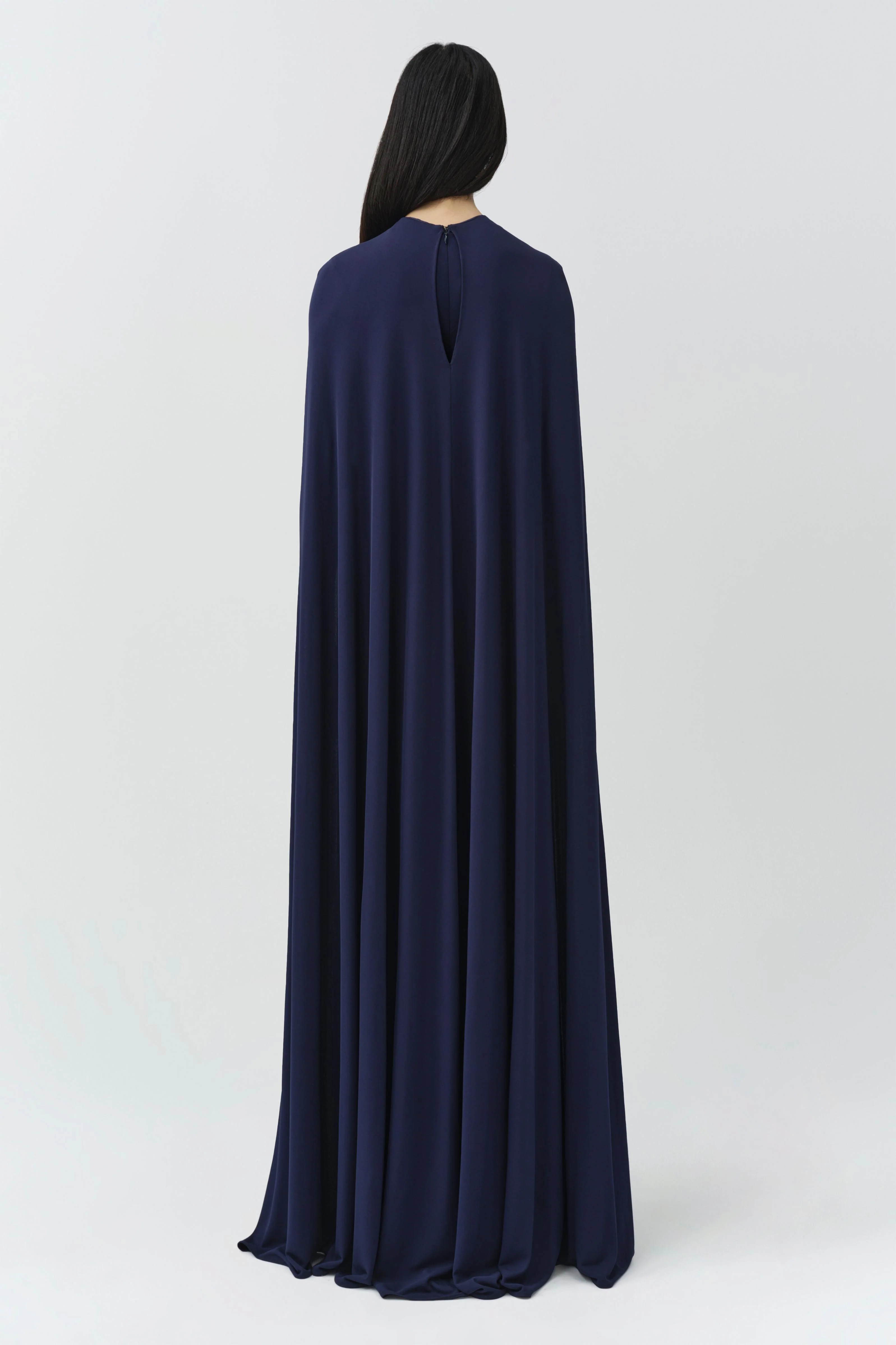 Simkhai - Demi Draped Jersey Cape Gown - Image 5