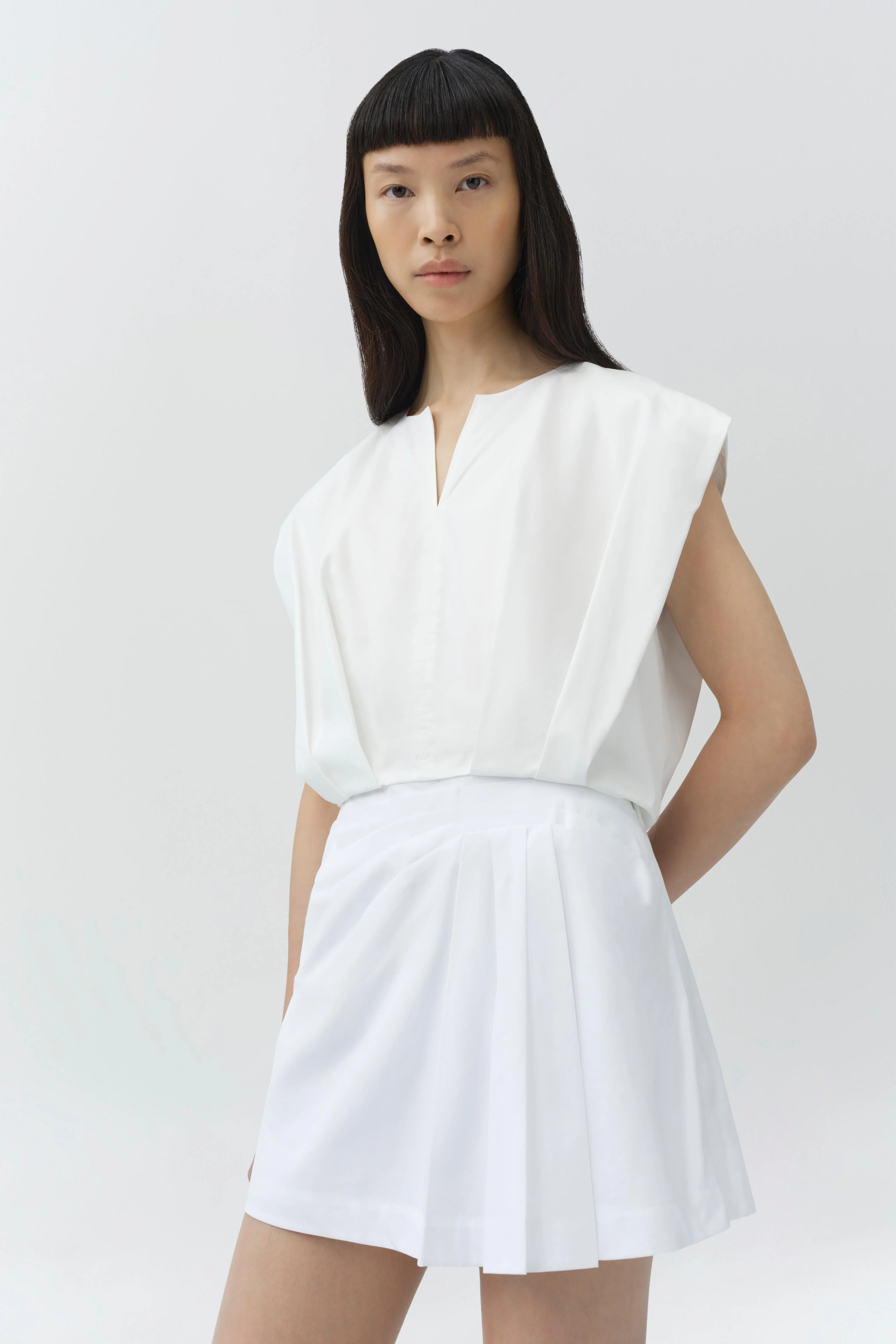 Simkhai - Devlin Pleated Mini Skort - Image 3
