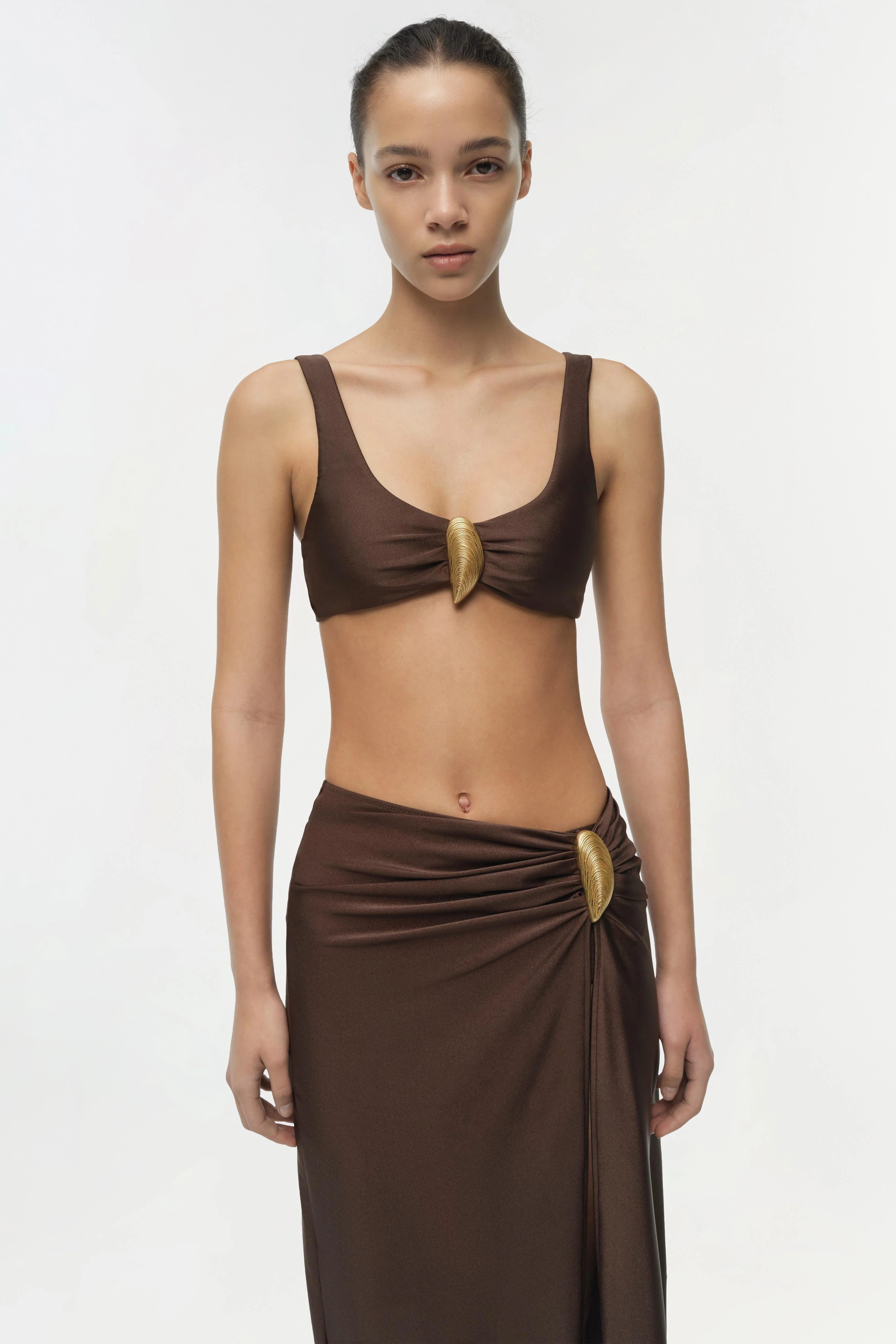Simkhai - Eiana Shell Midi Skirt - Image 4