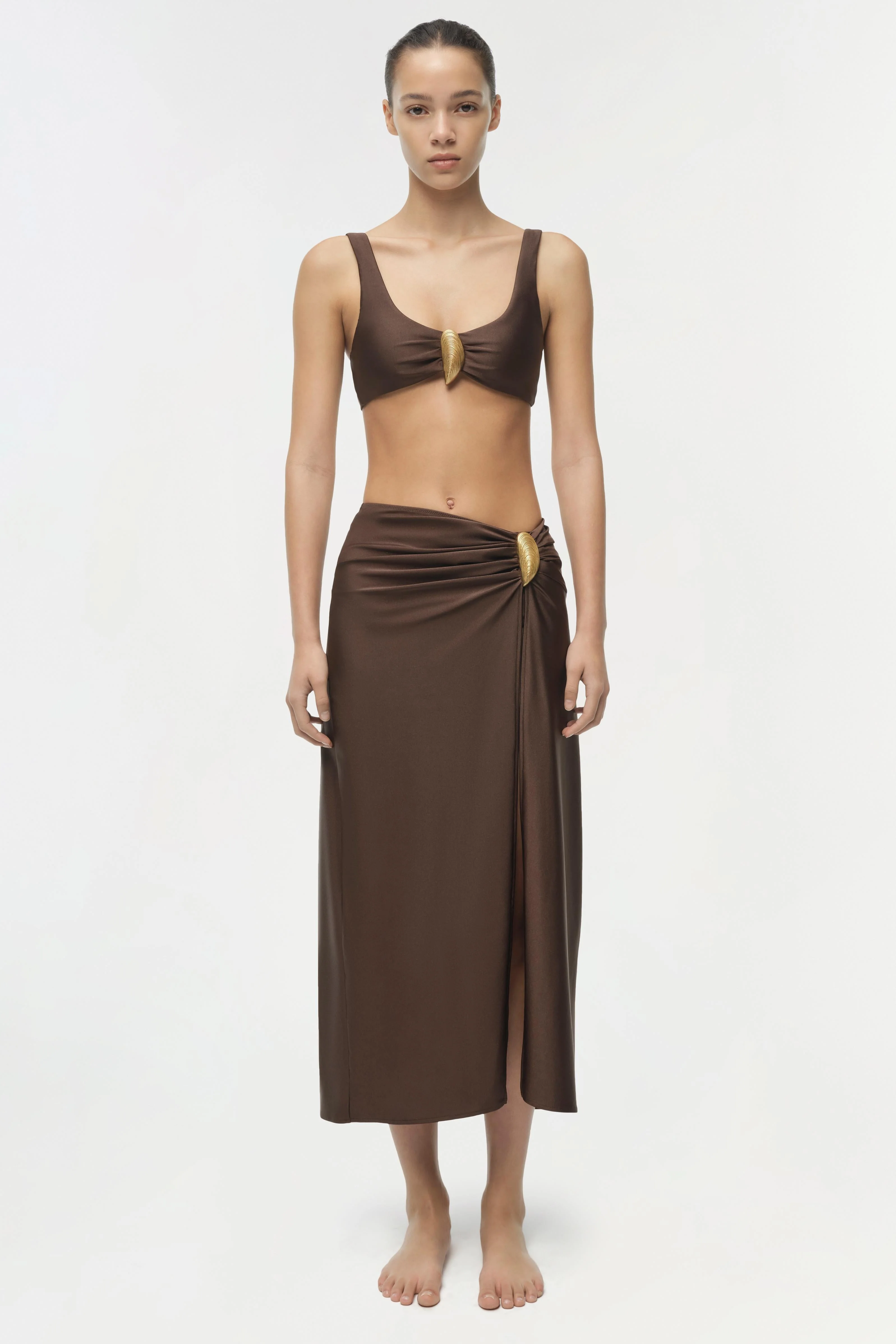 Simkhai - Eiana Shell Midi Skirt - Image 7