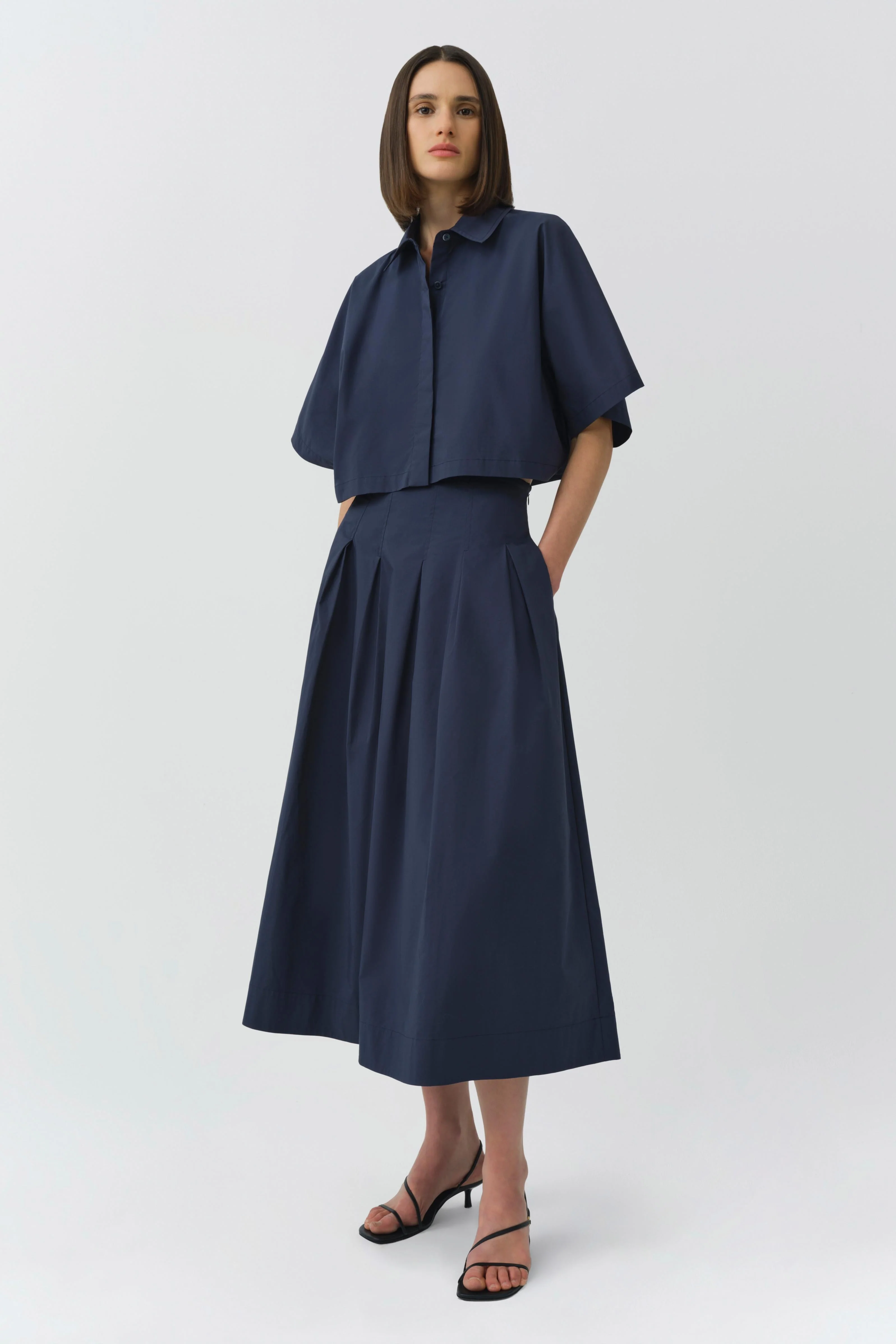 Simkhai - Elora Cotton Midi Skirt - Image 3