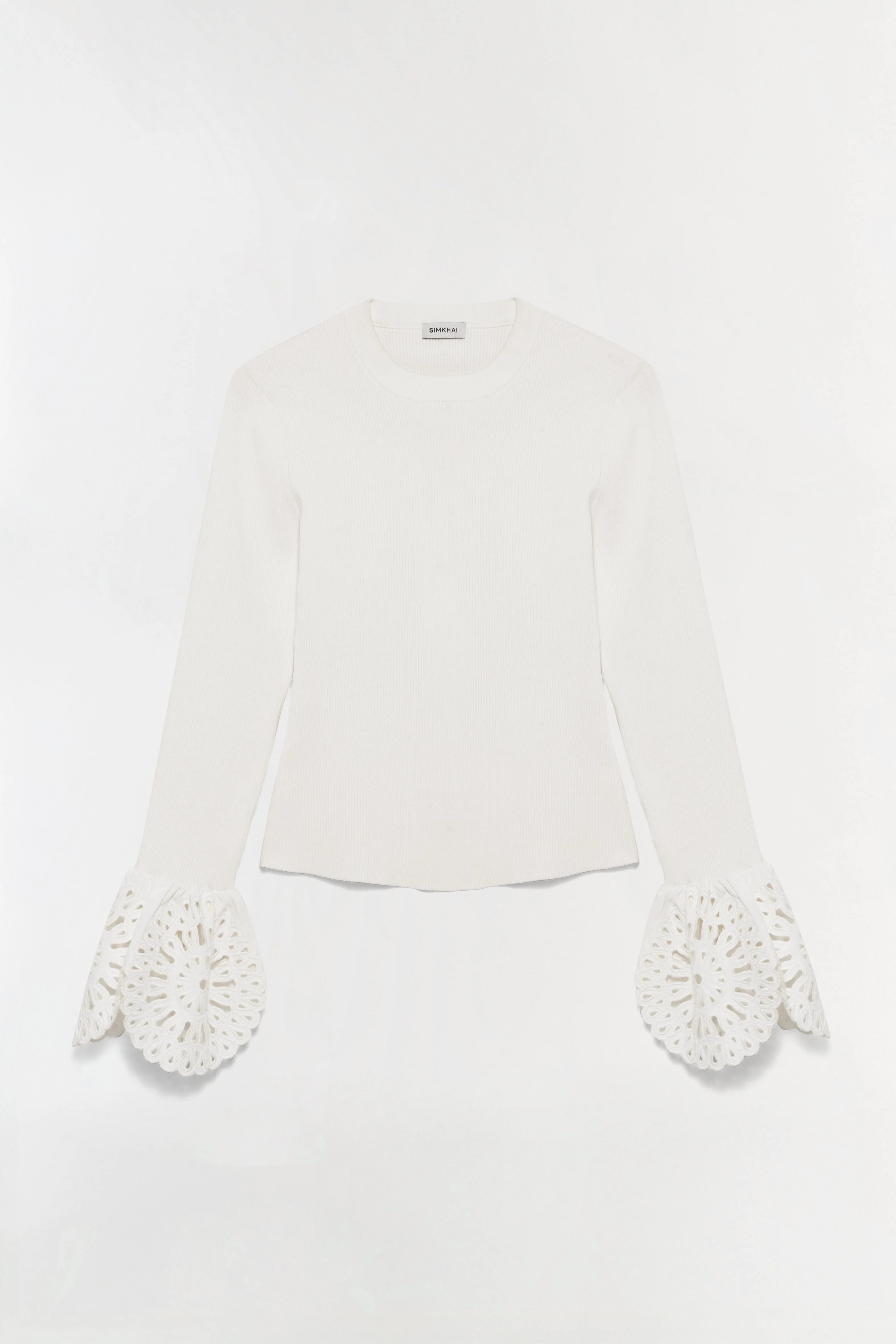 Simkhai - Elyse Embroidered Knit Top
