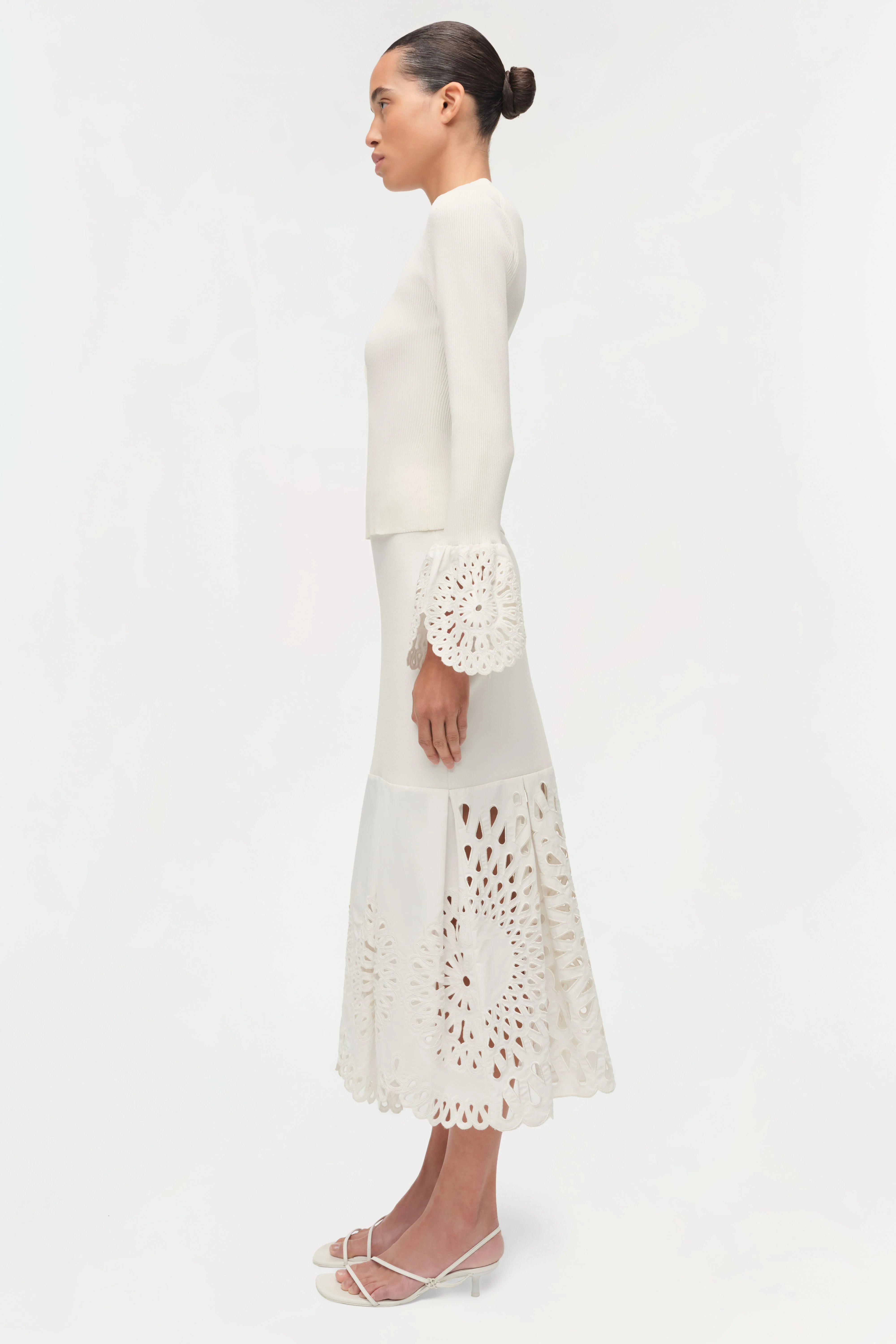 Simkhai - Elyse Embroidered Knit Top - Image 5