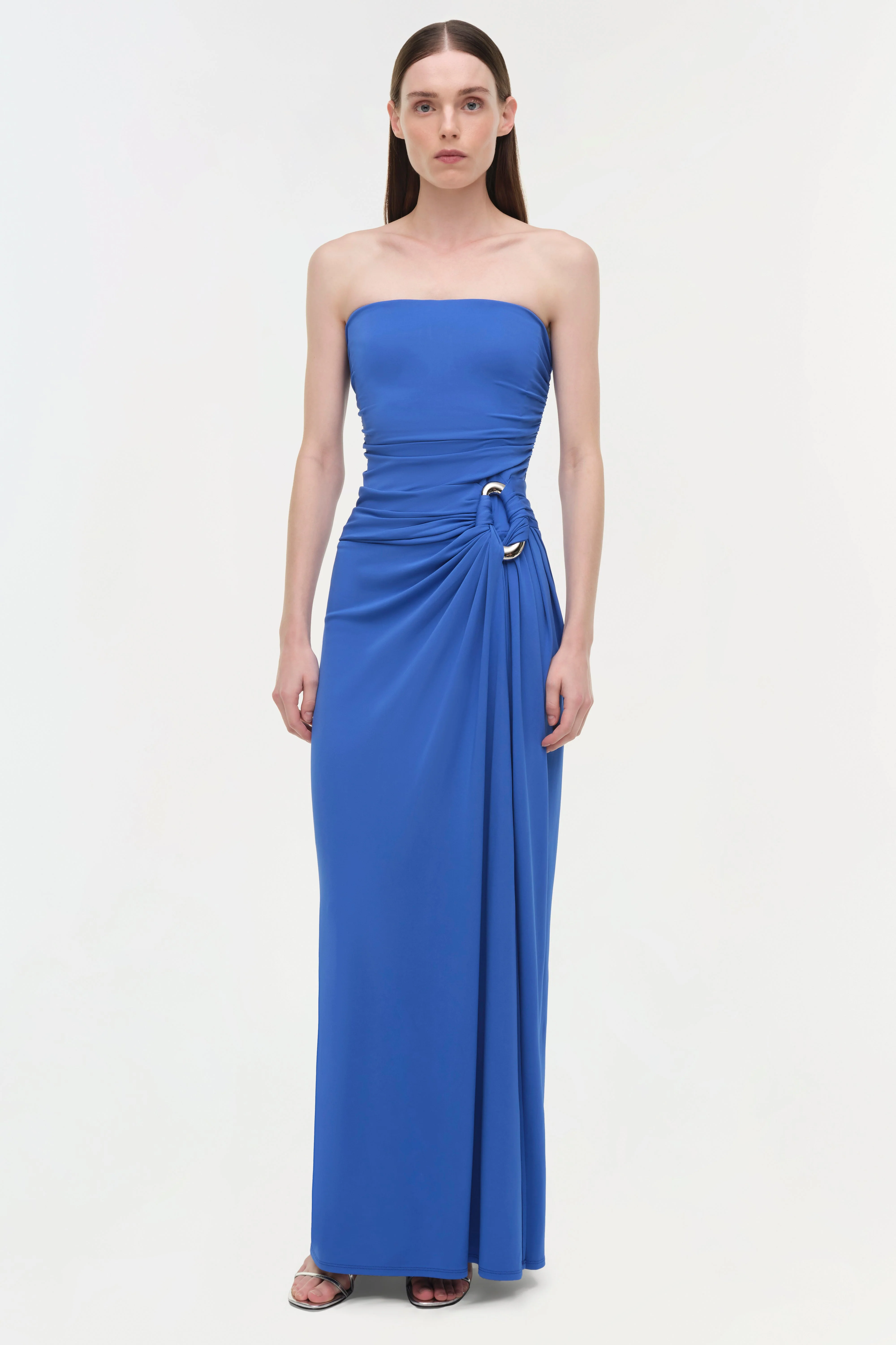 Simkhai - Emma Draped Jersey Bustier Gown - Image 6