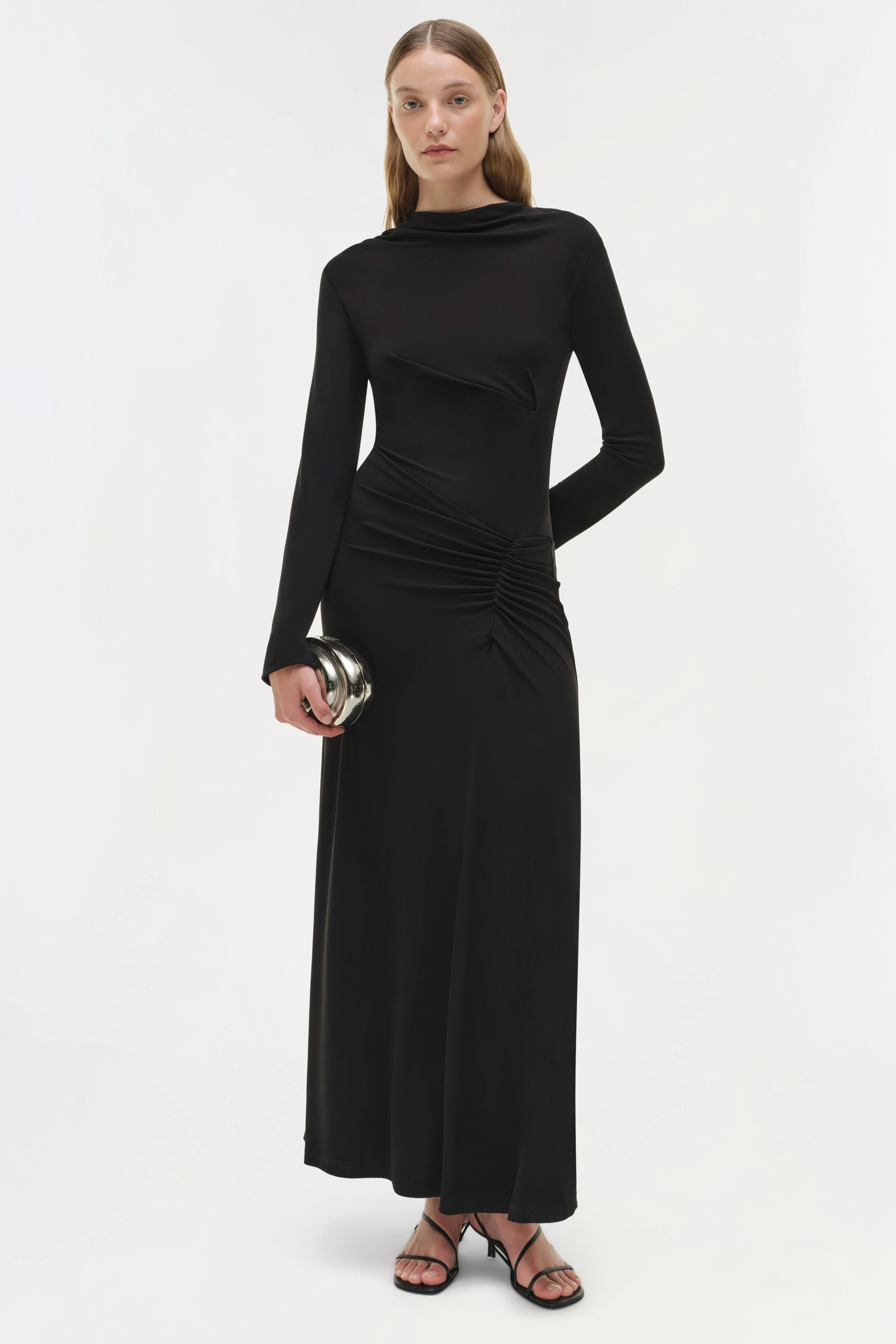 Simkhai - Ferrera Draped Jersey Midi Dress - Image 2