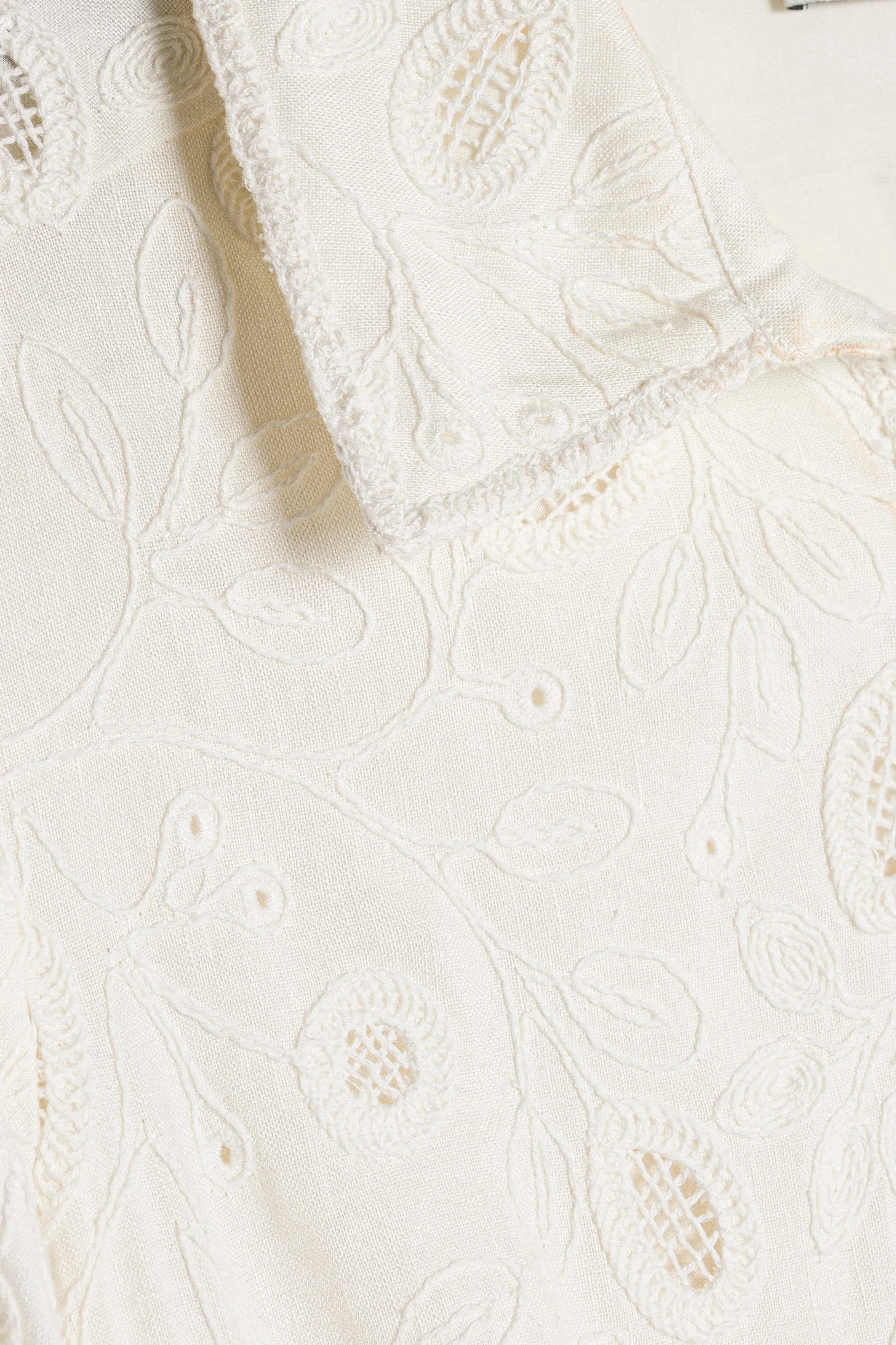 Simkhai - Freya Embroidered Linen Mini Dress - Image 7