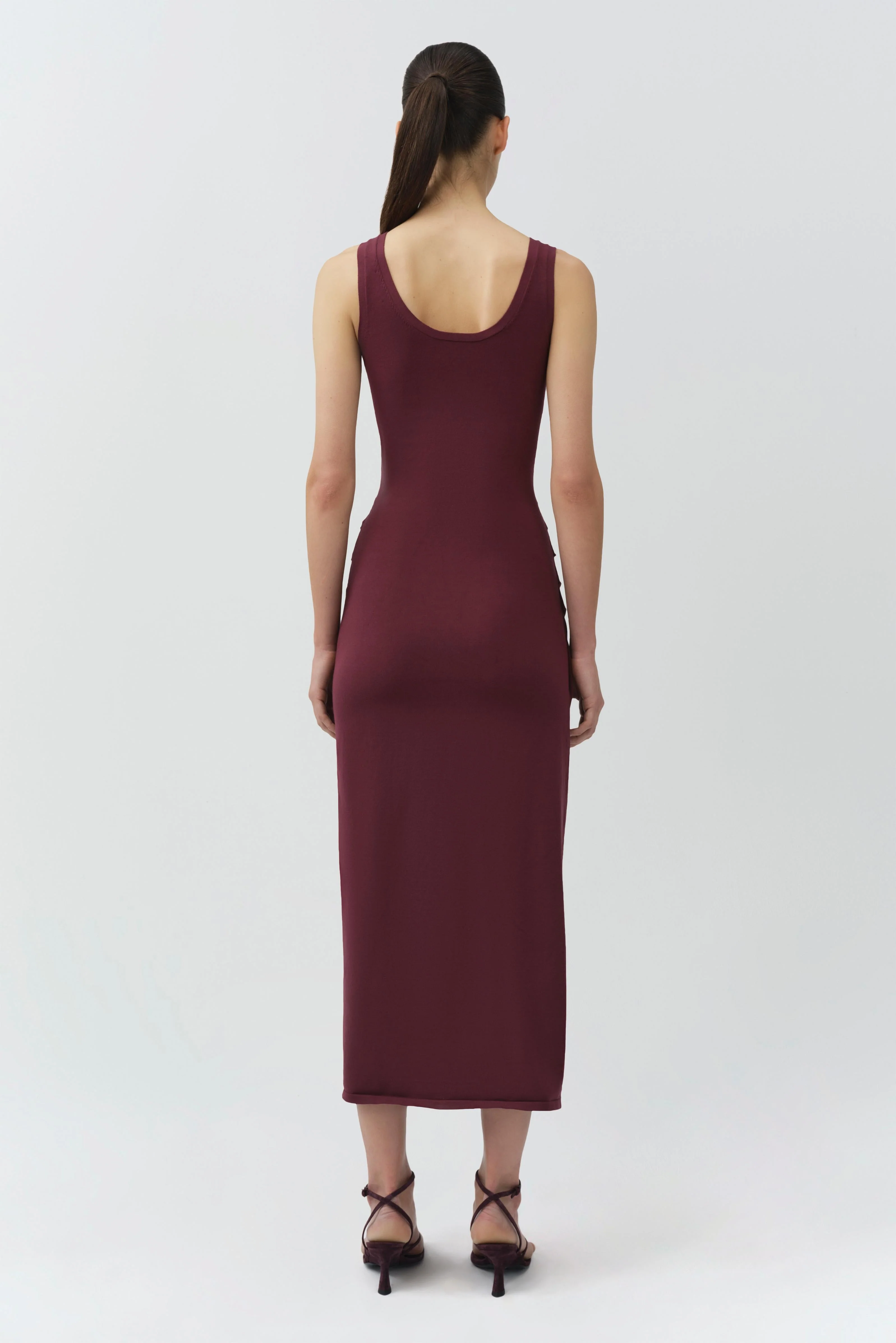 Simkhai - Genne Draped Knit Midi Dress - Image 5