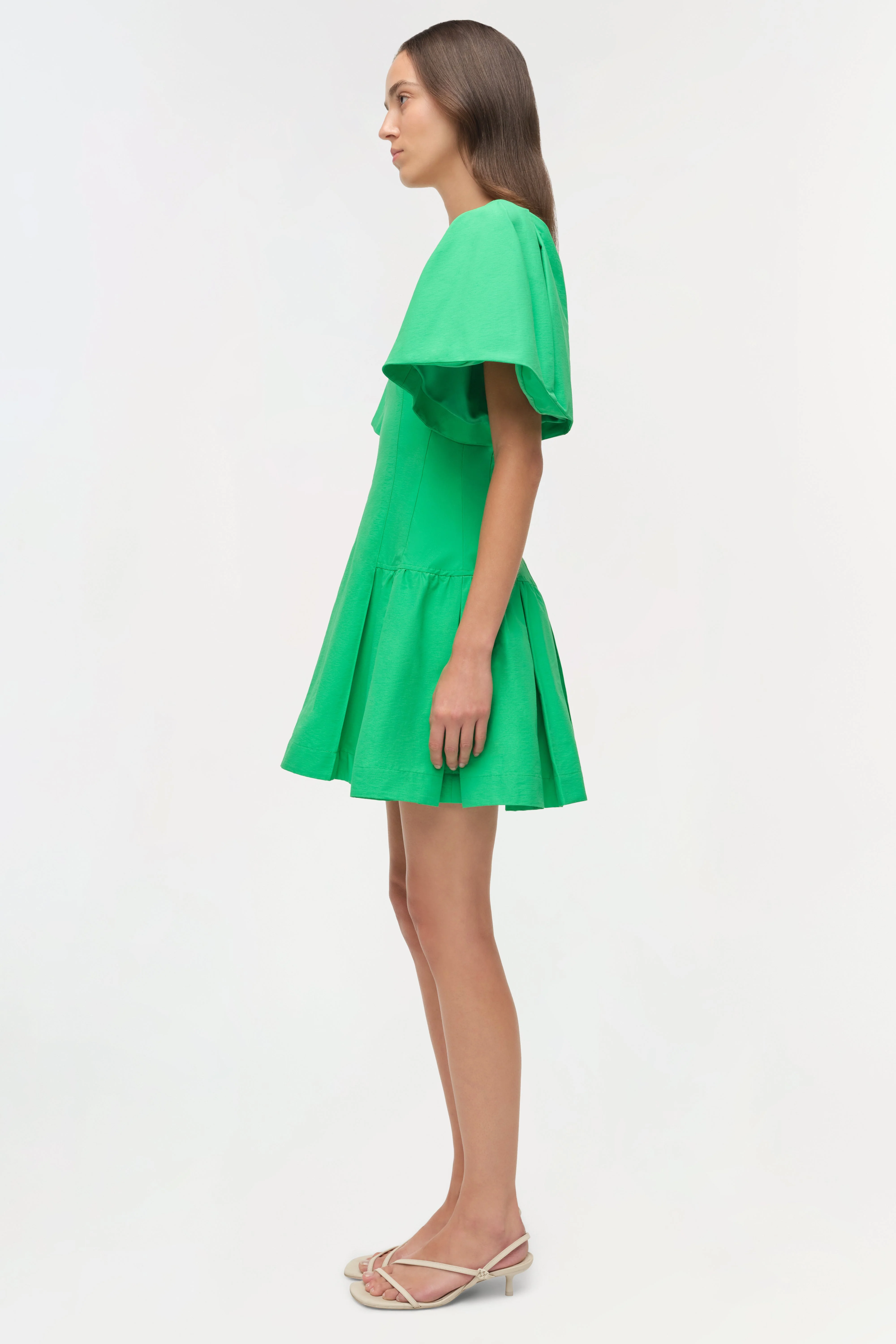 Simkhai - Hattie Cotton Faille Mini Dress - Image 4