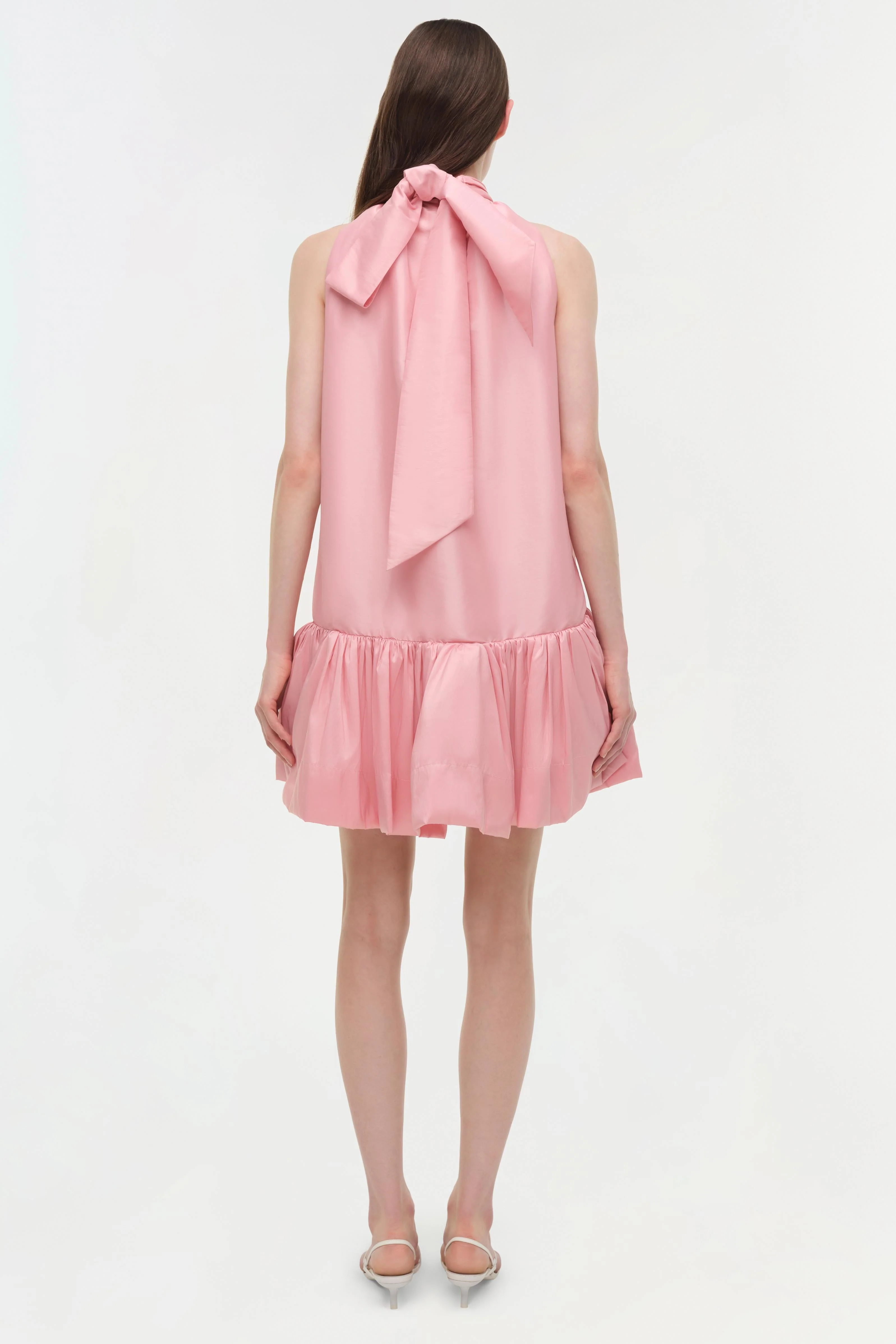 Simkhai - Hope Taffeta Bow Tie Mini Dress - Image 5