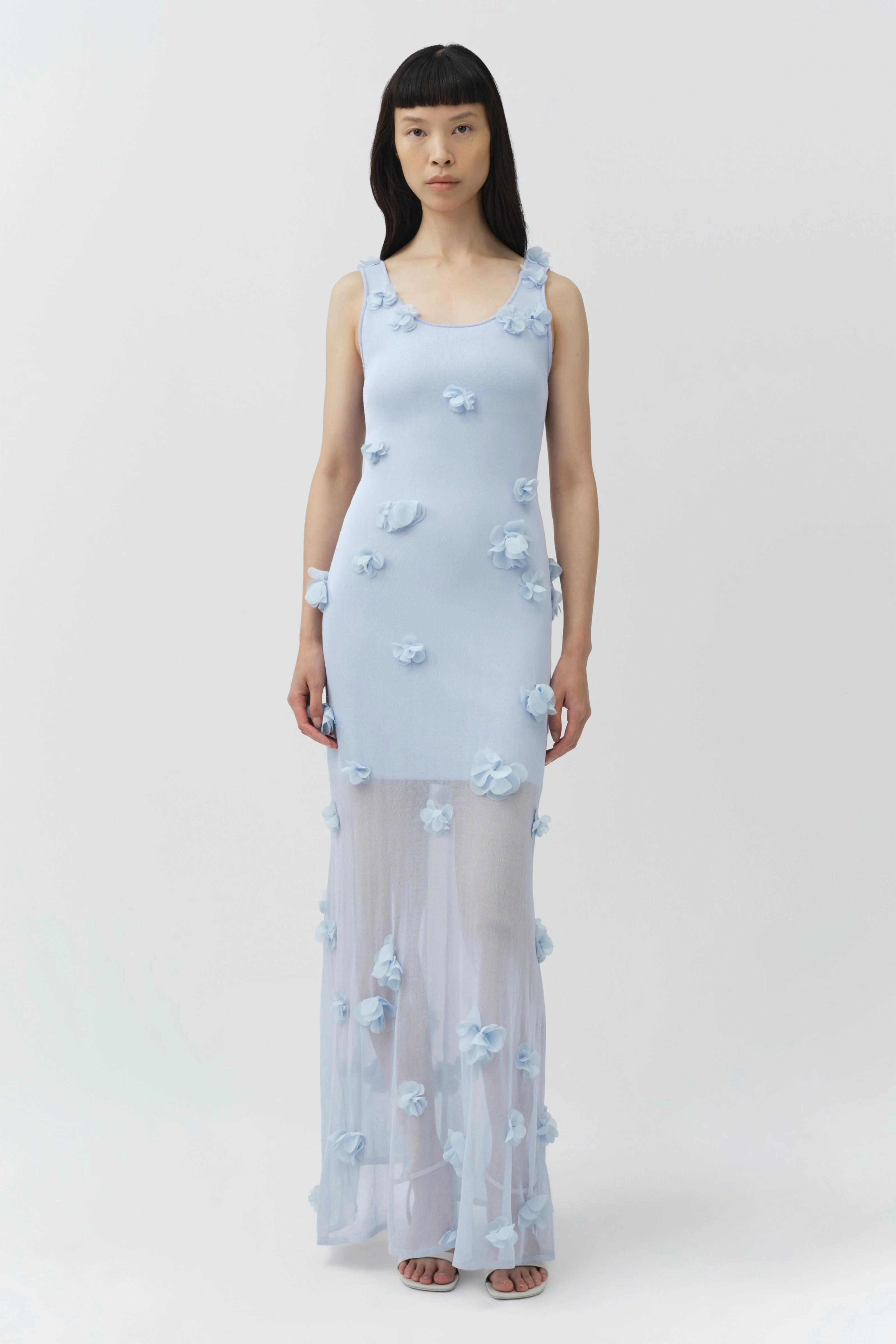 Simkhai - Ivi Floral Applique Midi Dress - Image 2