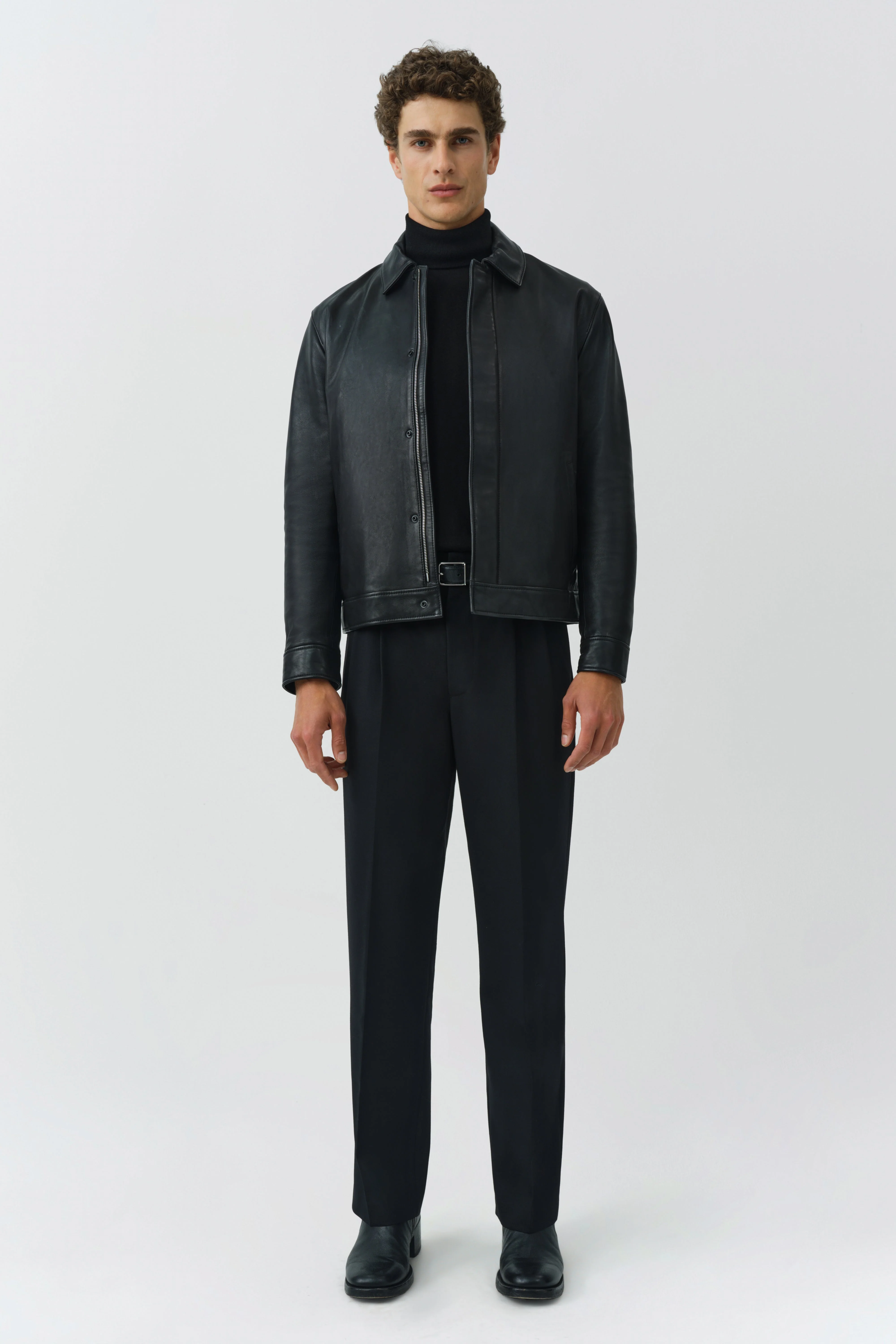 Simkhai - Landon Leather Jacket - Image 3