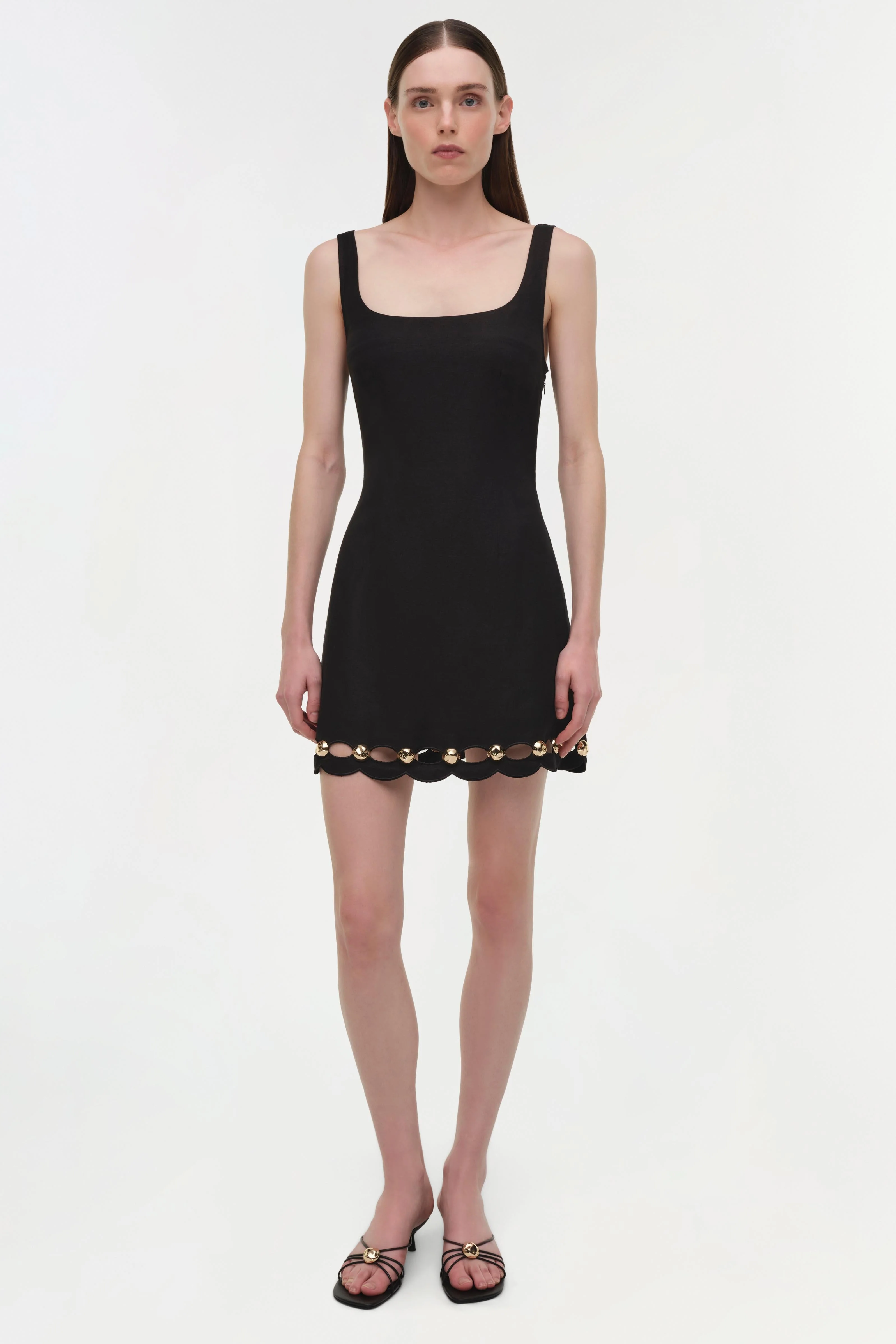 Simkhai - Lindley Studded Linen Midi Dress - Image 2
