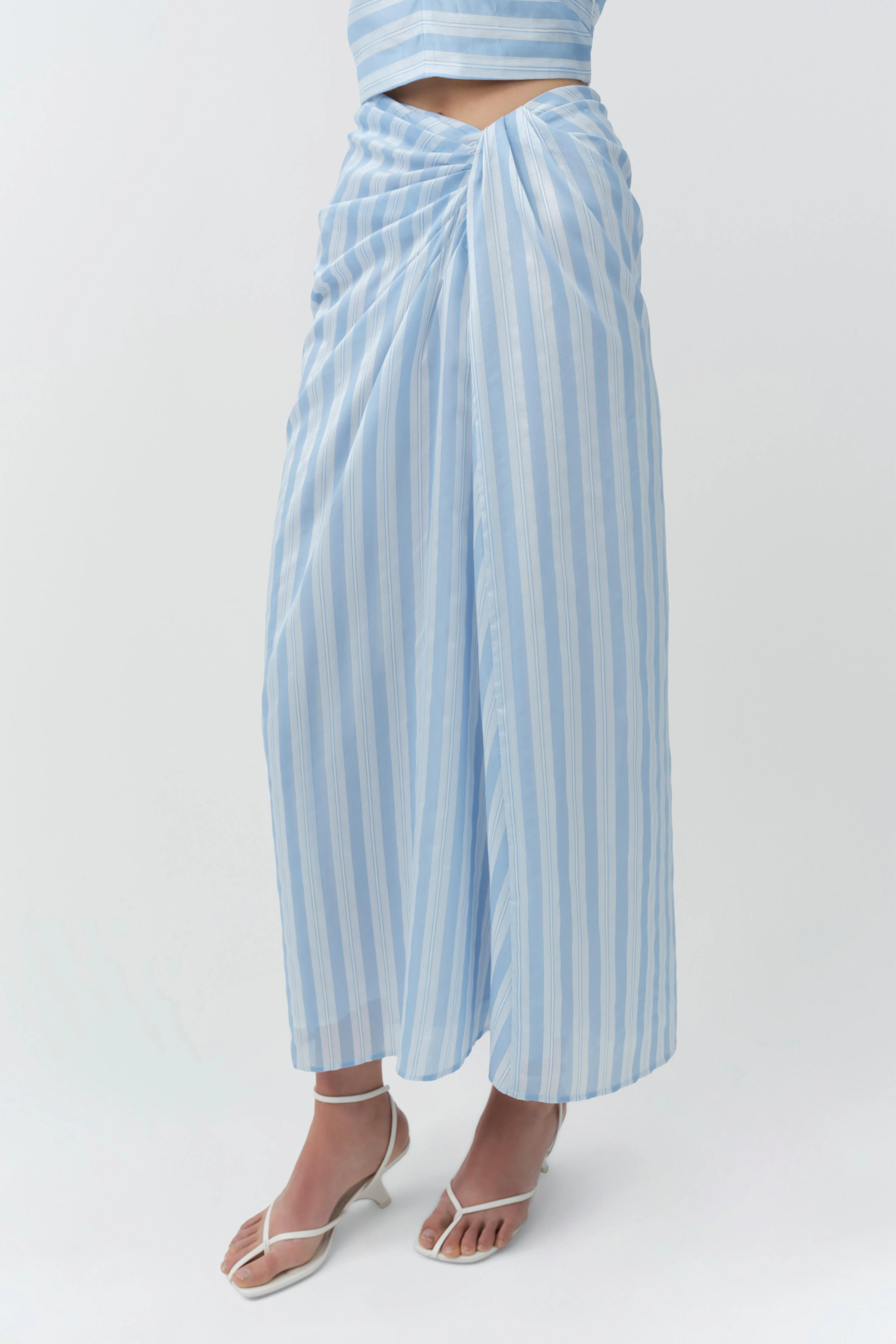 Simkhai - Liorra Draped Midi Skirt - Image 3