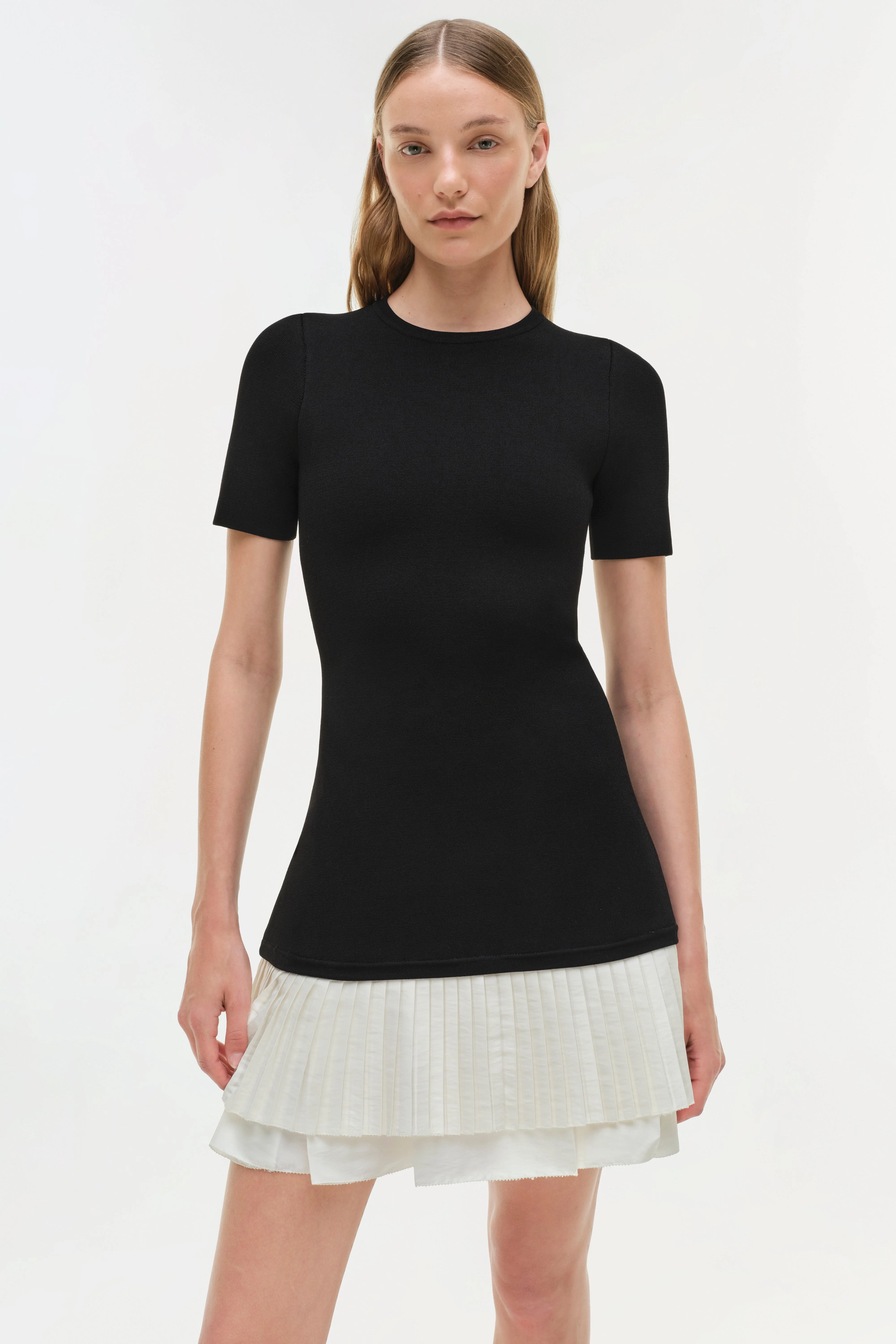 Simkhai - Lorin Taffeta Knit Midi Dress - Image 3