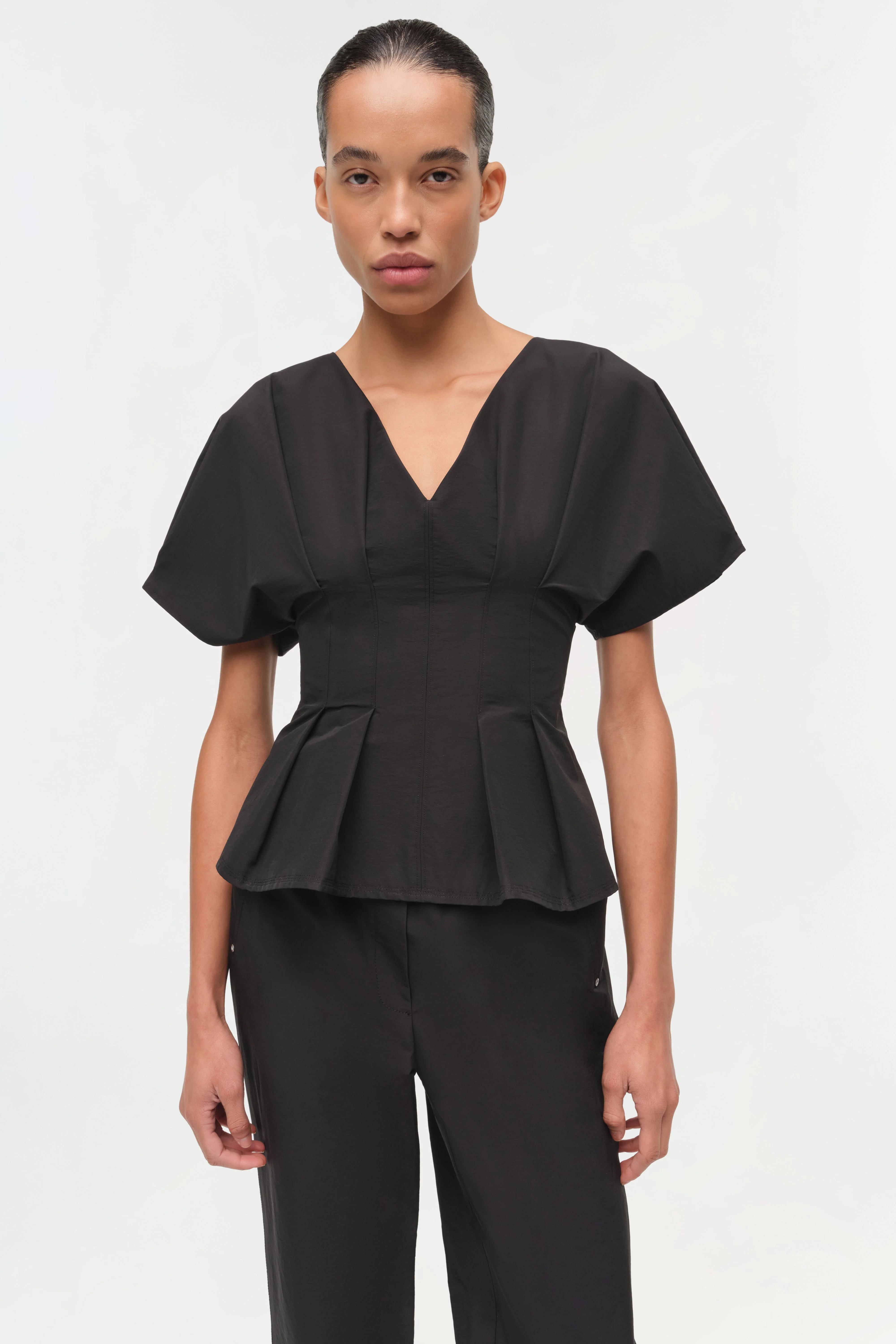 Simkhai - Mavrick Cotton Faille Pull On Pant - Image 4